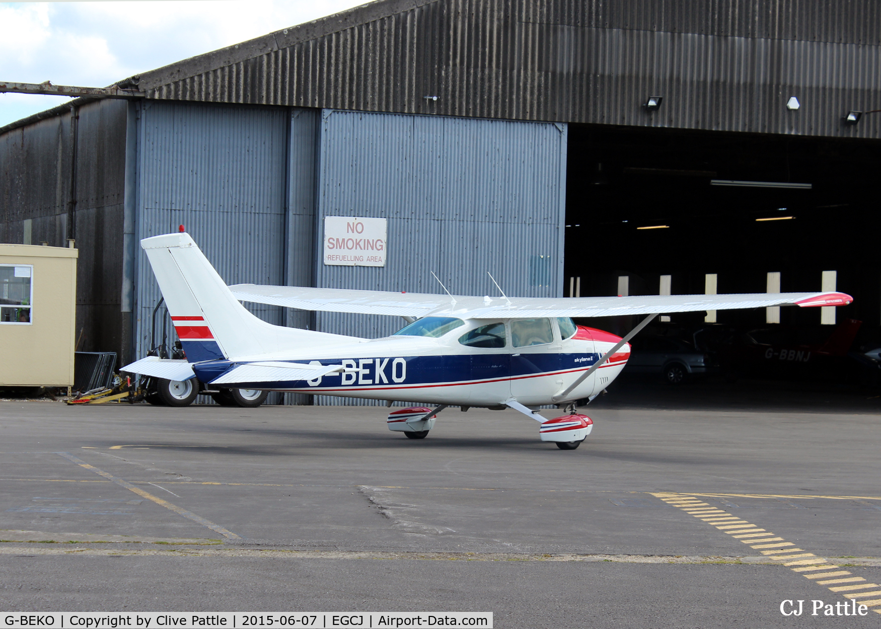 G-BEKO, 1977 Reims F182Q Skylane C/N F1820037, At Sherburn EGCJ