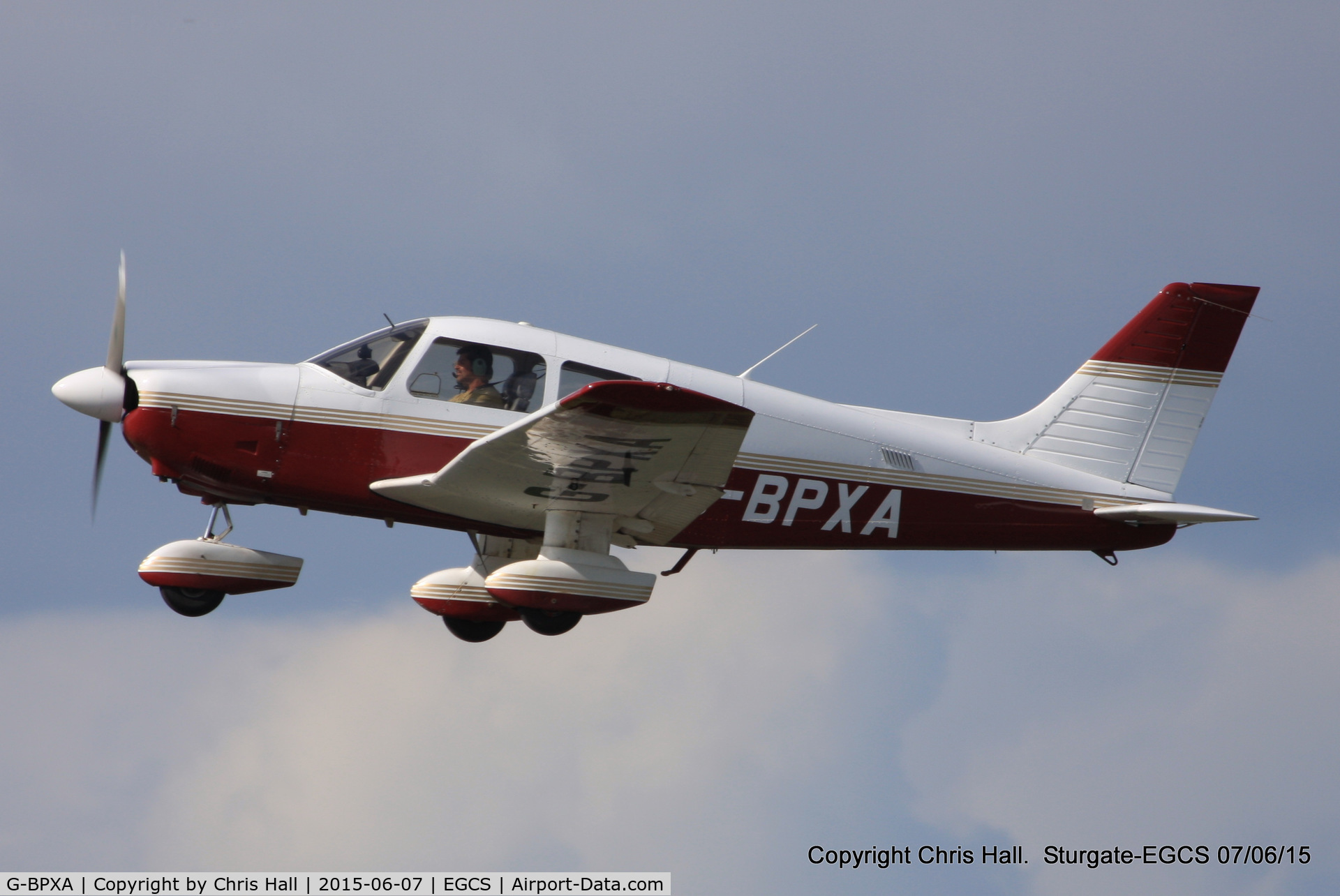 G-BPXA, 1983 Piper PA-28-181 Cherokee Archer II C/N 28-8390064, at the Sturgate Summer flyin