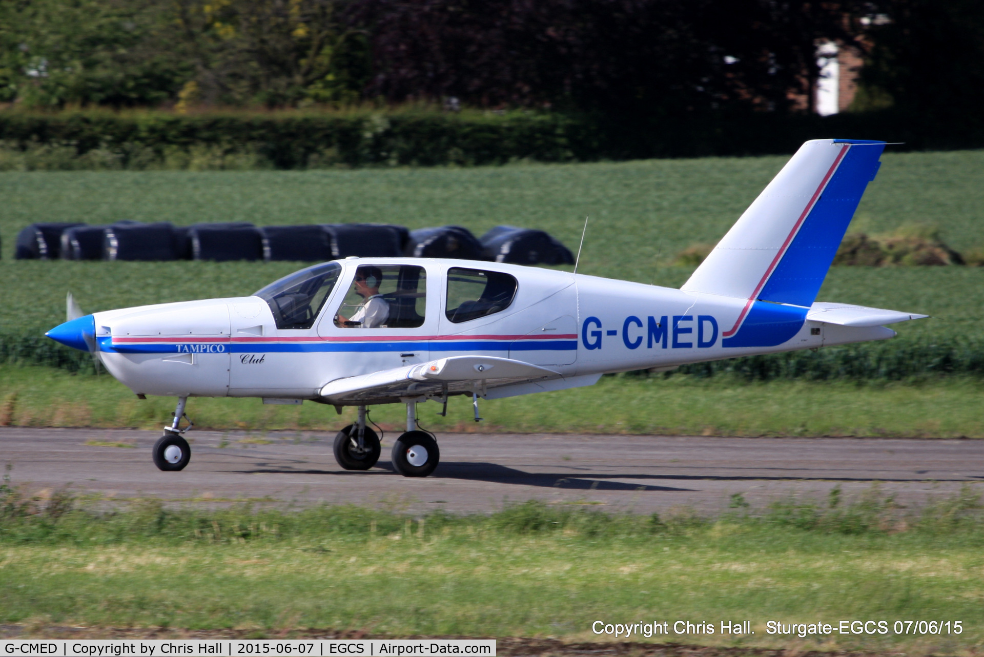 G-CMED, 2000 Socata TB-9 Tampico C/N 1867, at the Sturgate Summer flyin