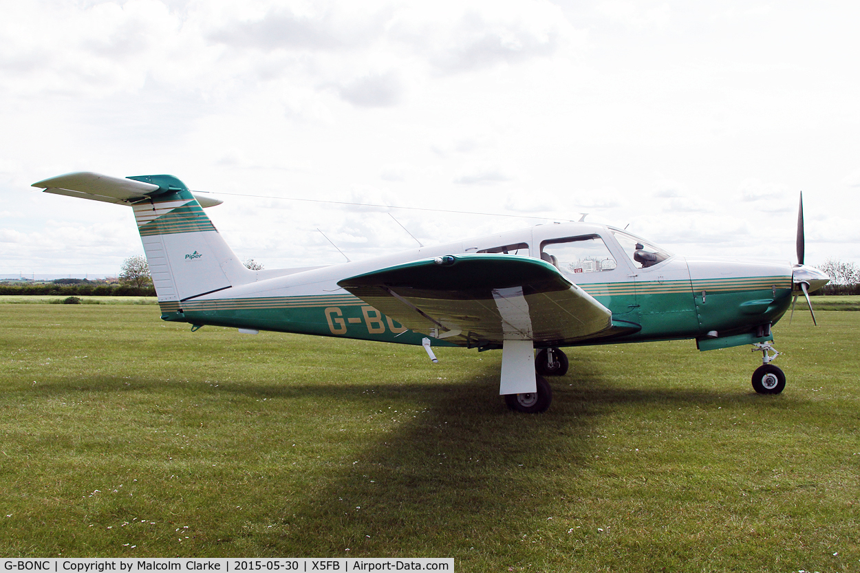 G-BONC, 1979 Piper PA-28RT-201 Arrow IV C/N 28R-7918007, Piper PA-28RT-201 Arrow IV at Fishburn Airfield UK May 30th 2015.