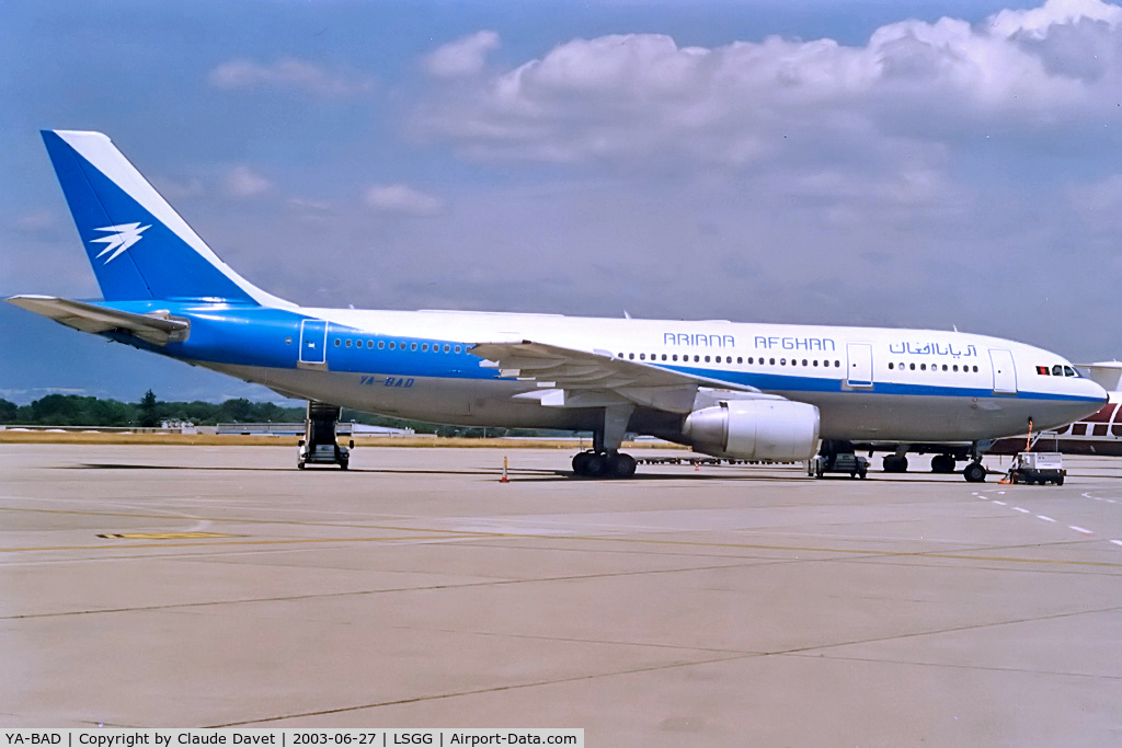 YA-BAD, 1982 Airbus A300B4-203 C/N 177, Scanned Picture
