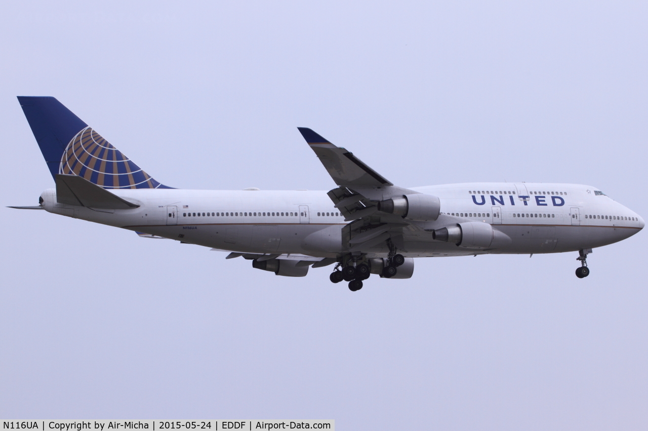 N116UA, 1998 Boeing 747-422 C/N 26908, United Airlines