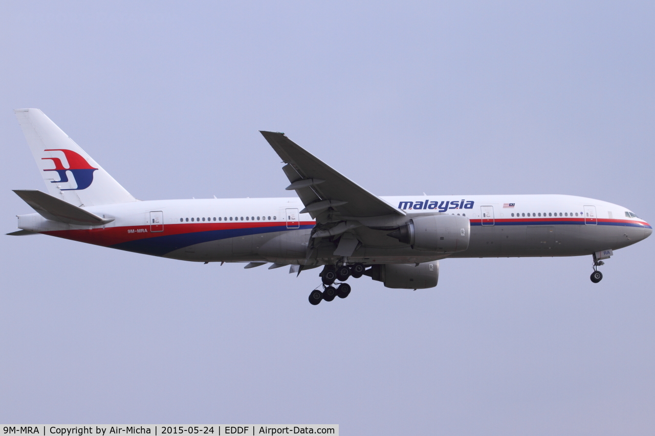 9M-MRA, 1997 Boeing 777-2H6/ER C/N 28408, Malaysia Airlines