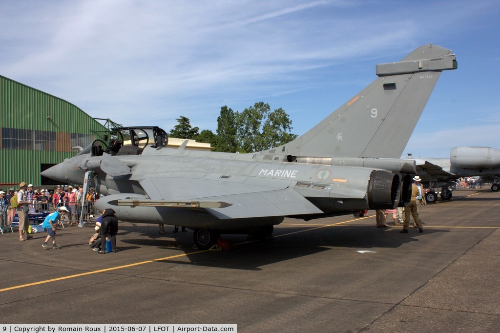 9, Dassault Rafale M C/N 9, Parked