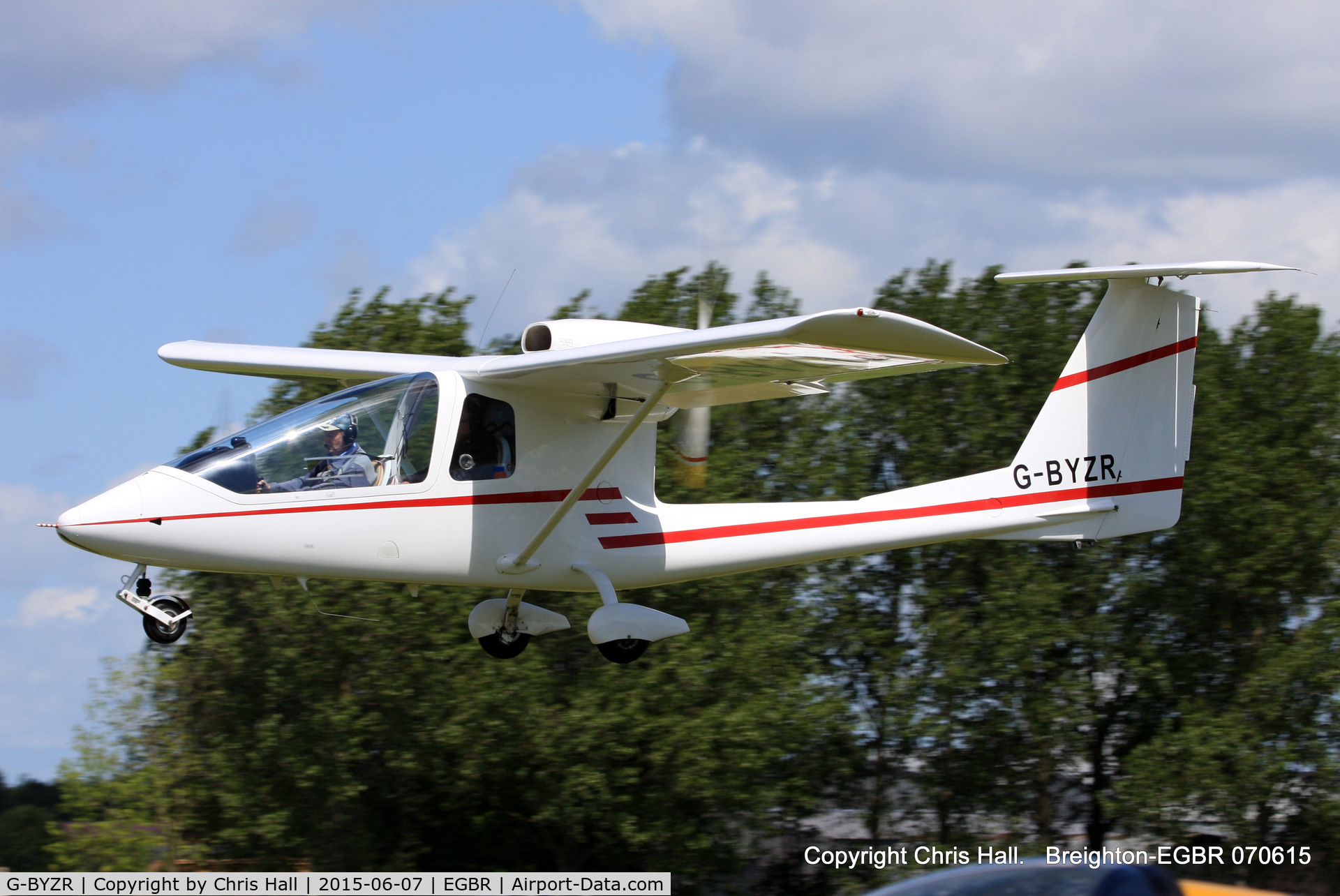G-BYZR, 1996 Iniziative Industriali Italiane Sky Arrow 650TC C/N C001, at Breighton's Summer fly in