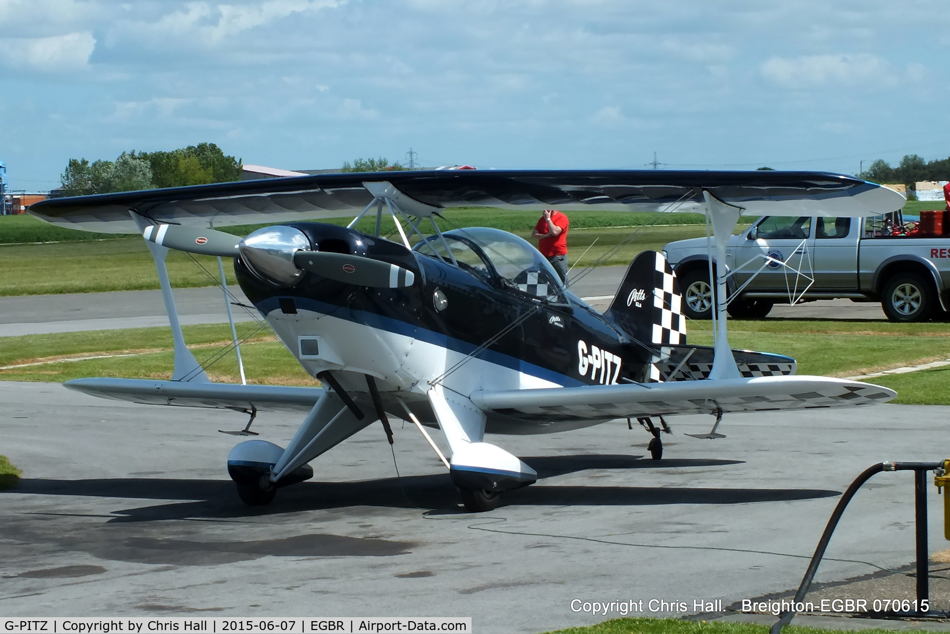 G-PITZ, 1983 Pitts S-2A Special C/N 100ER, at Breighton's Summer fly in