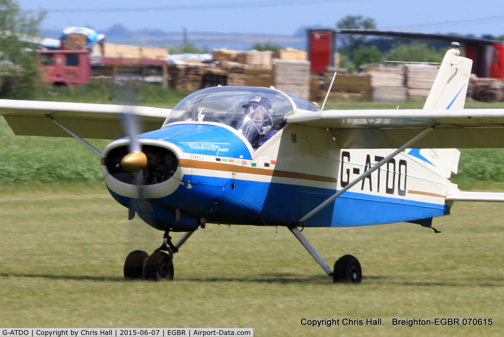 G-ATDO, 1965 Bolkow Bo-208C Junior C/N 576, at Breighton's Summer fly in