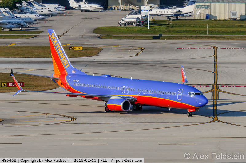 N8646B, 2014 Boeing 737-8H4 C/N 36935, Ft. Lauderdale