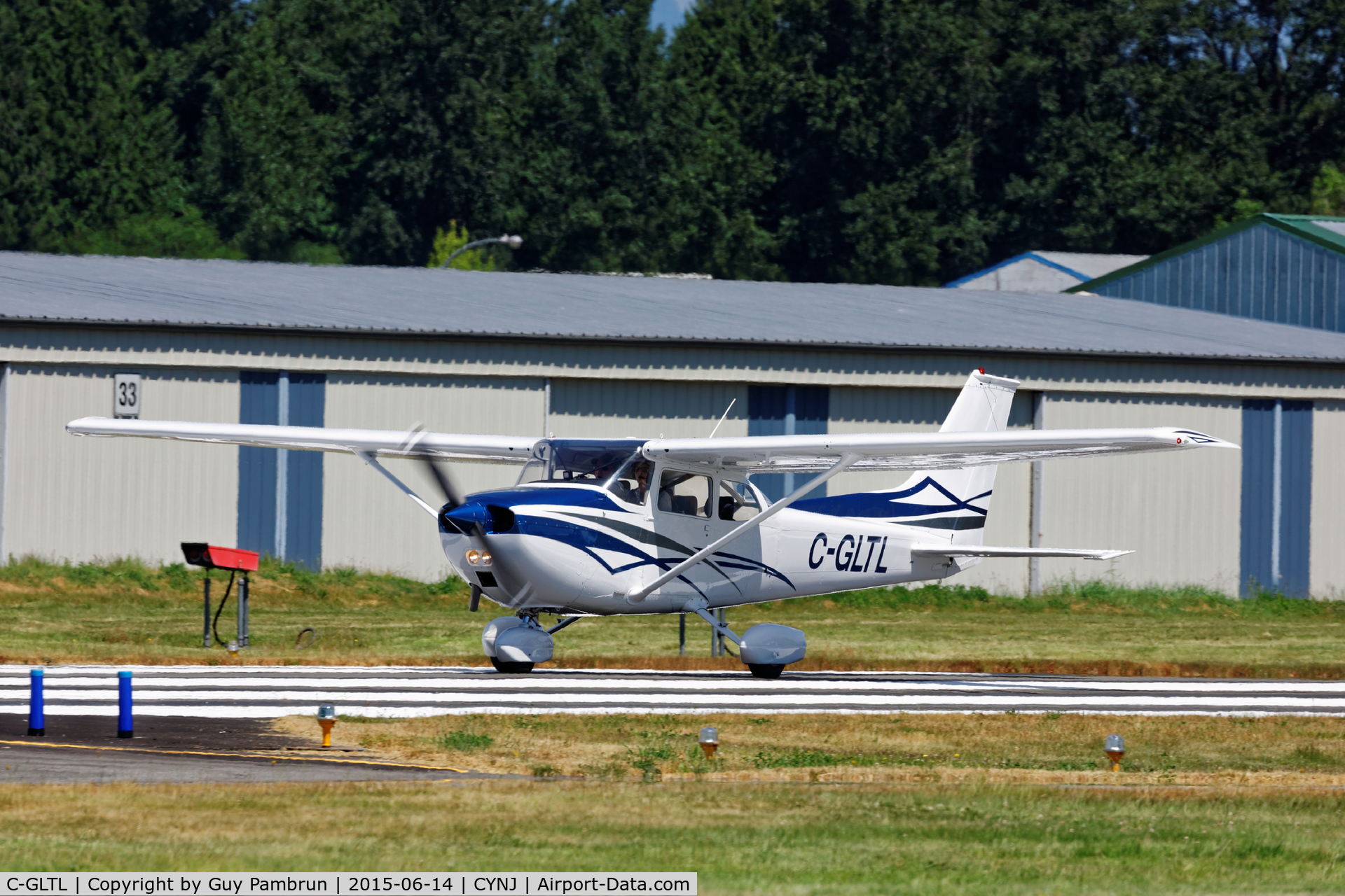 C-GLTL, 1974 Cessna 172M C/N 17264967, Just landed