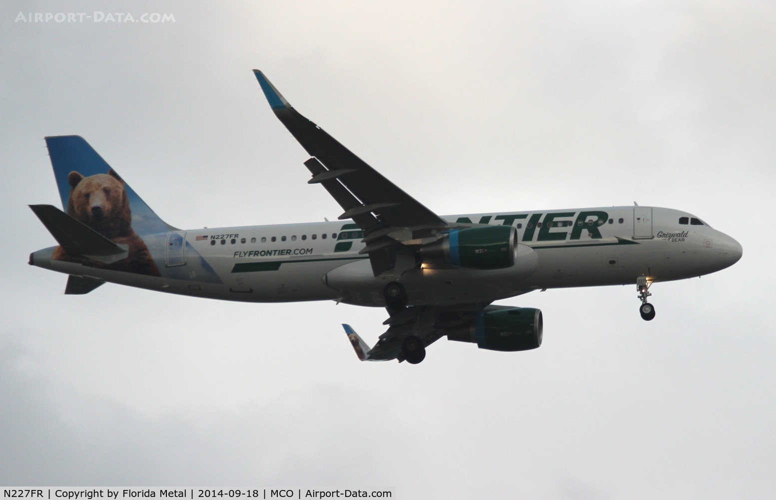 N227FR, 2014 Airbus A320-214 C/N 6184, Frontier A320 Griswald