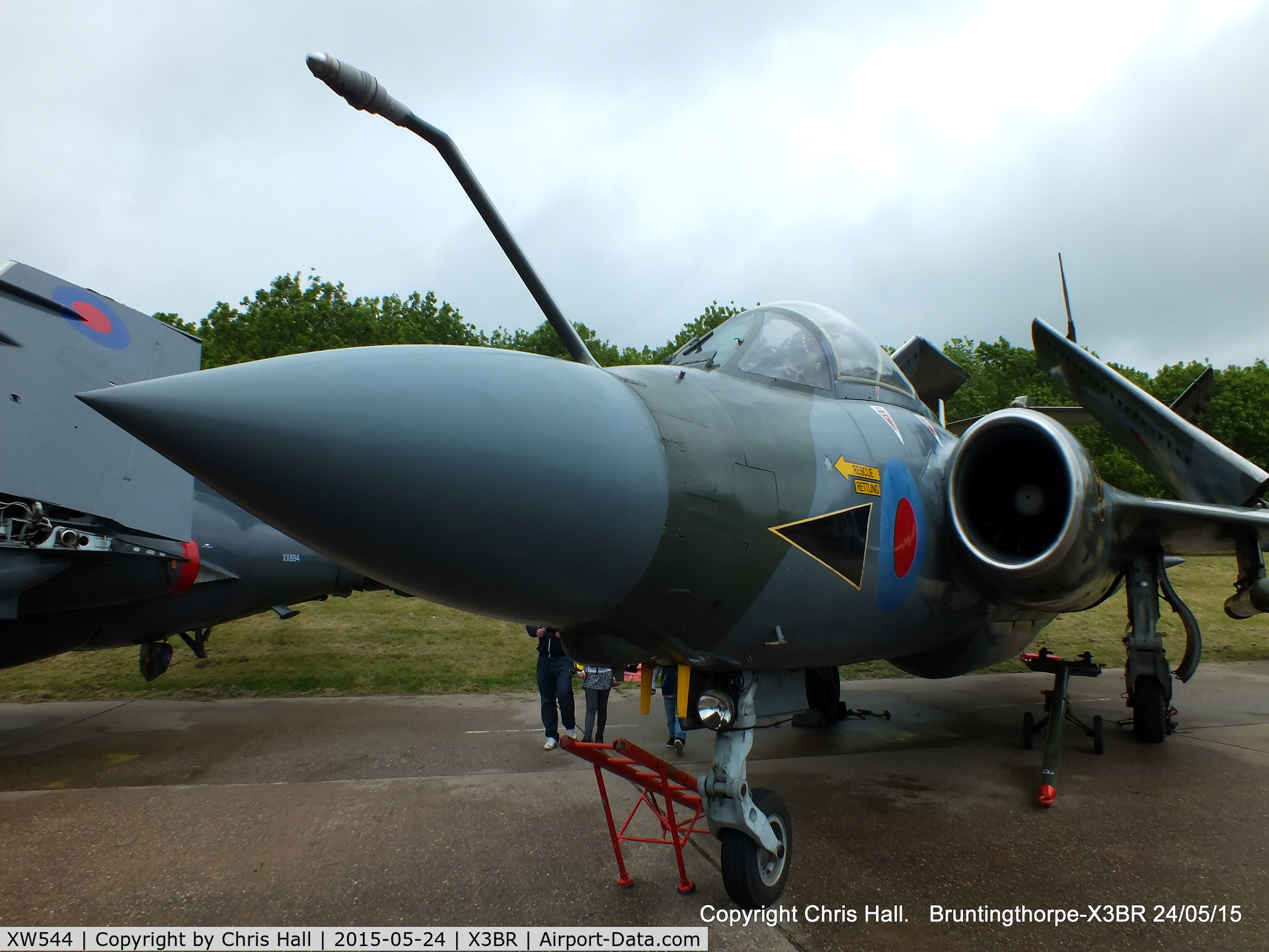 XW544, 1972 Hawker Siddeley Buccaneer S.2B C/N B3-05-71, at the Cold War Jets Open Day 2015