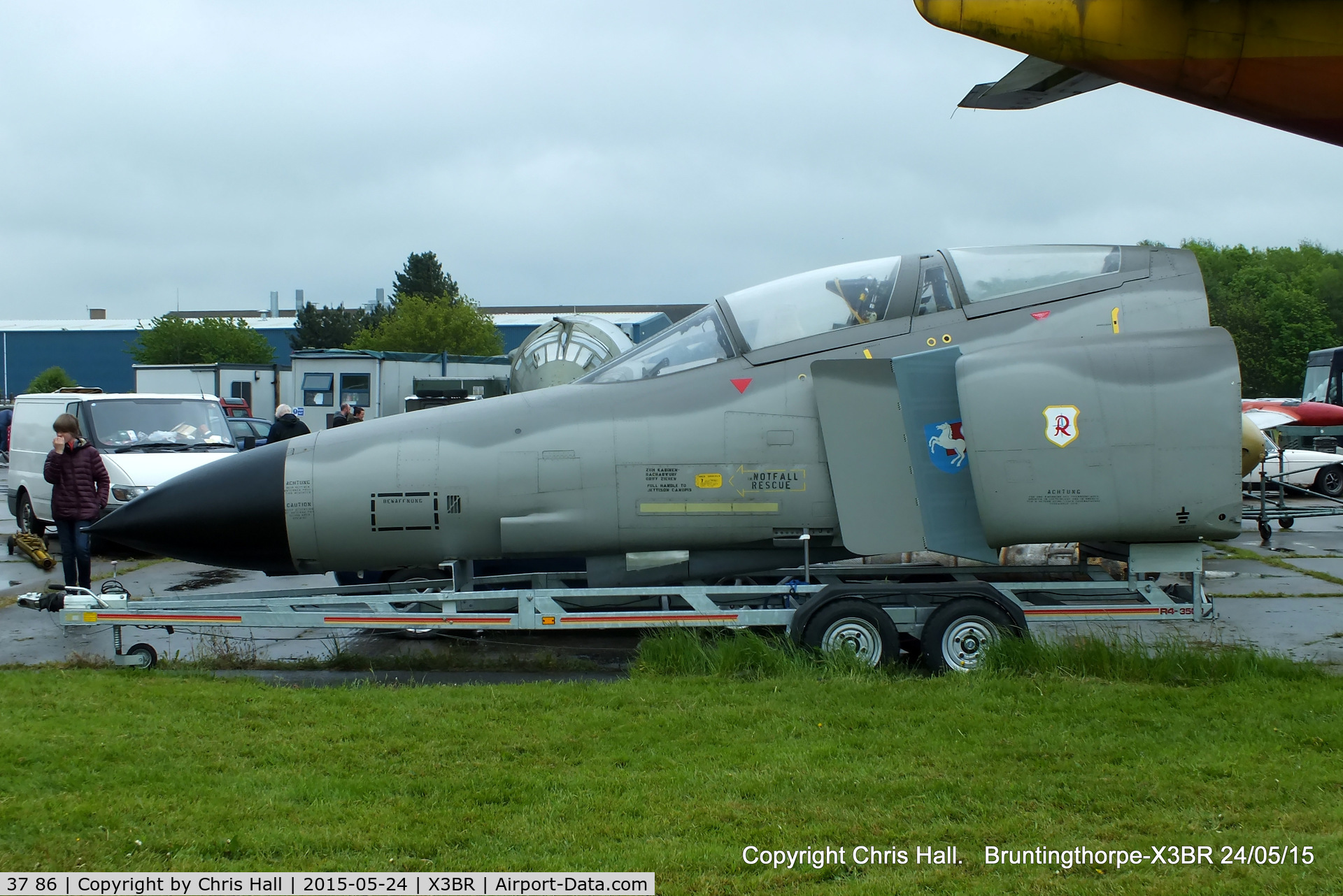 37 86, 1972 McDonnell Douglas F-4F Phantom II C/N 4563, at the Cold War Jets Open Day 2015