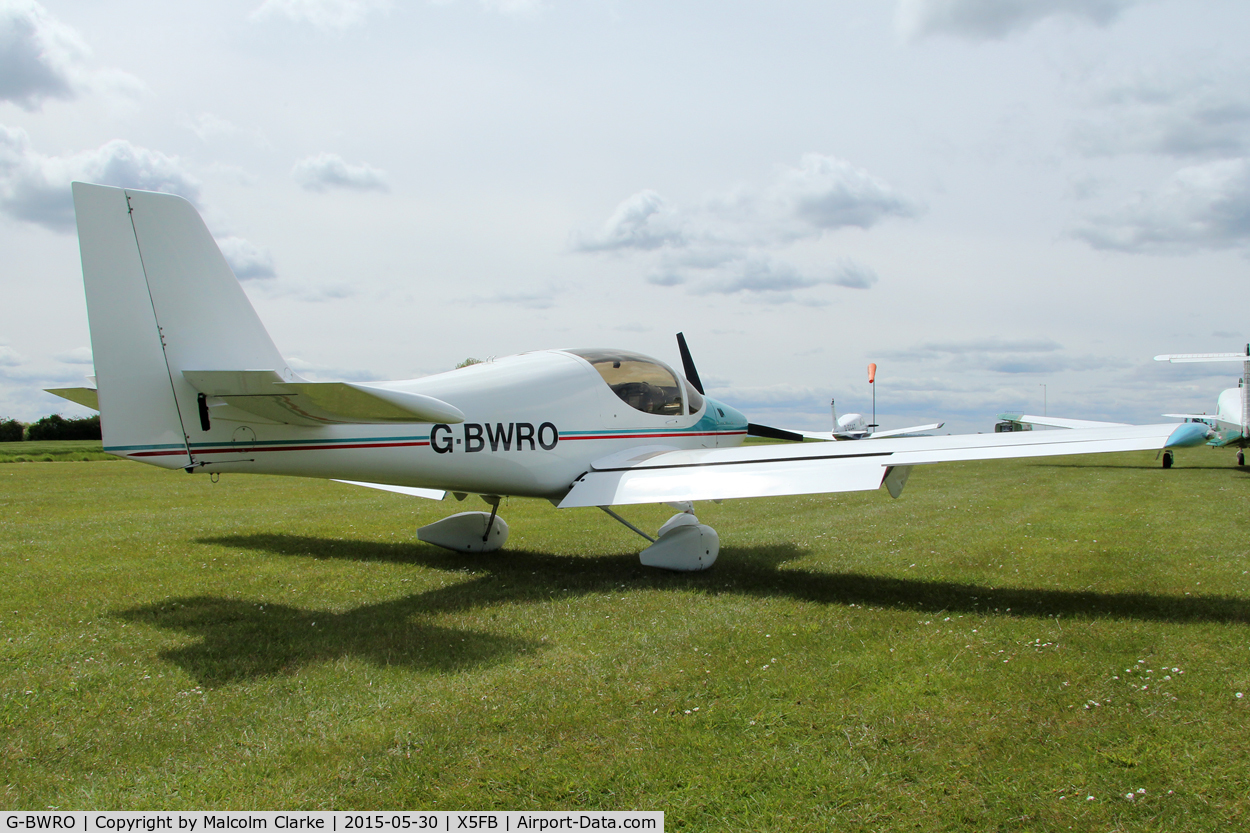 G-BWRO, 1997 Europa Tri-Gear C/N PFA 247-12849, Europa G-BWRO at Fishburn Airfield, may 30th 2015.