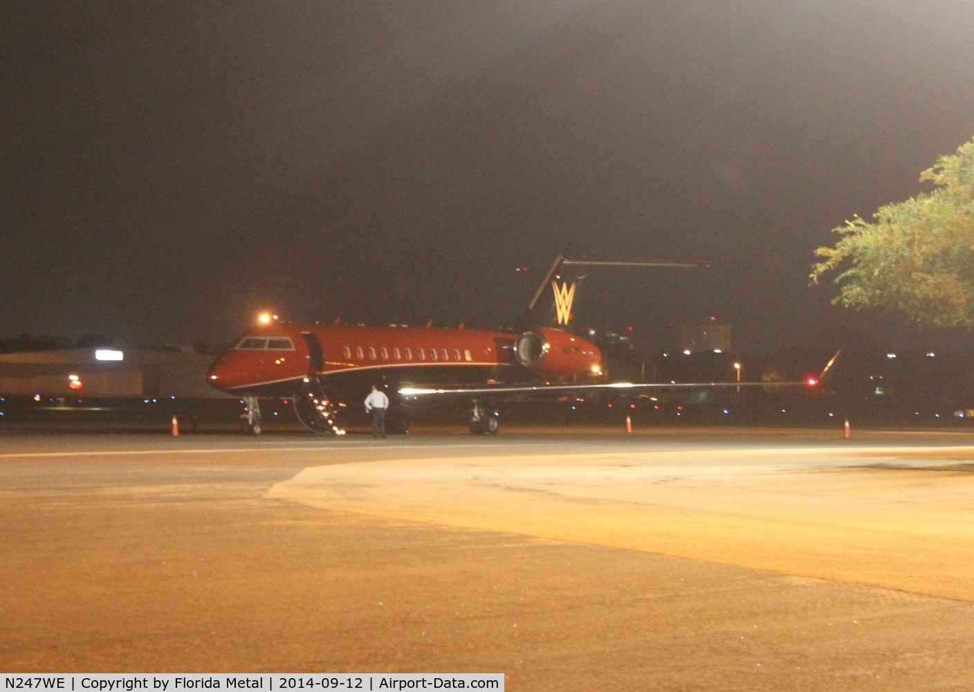 N247WE, 2007 Bombardier BD-700-1A11 Global 5000 C/N 9245, WWE Wrestling Global 5000