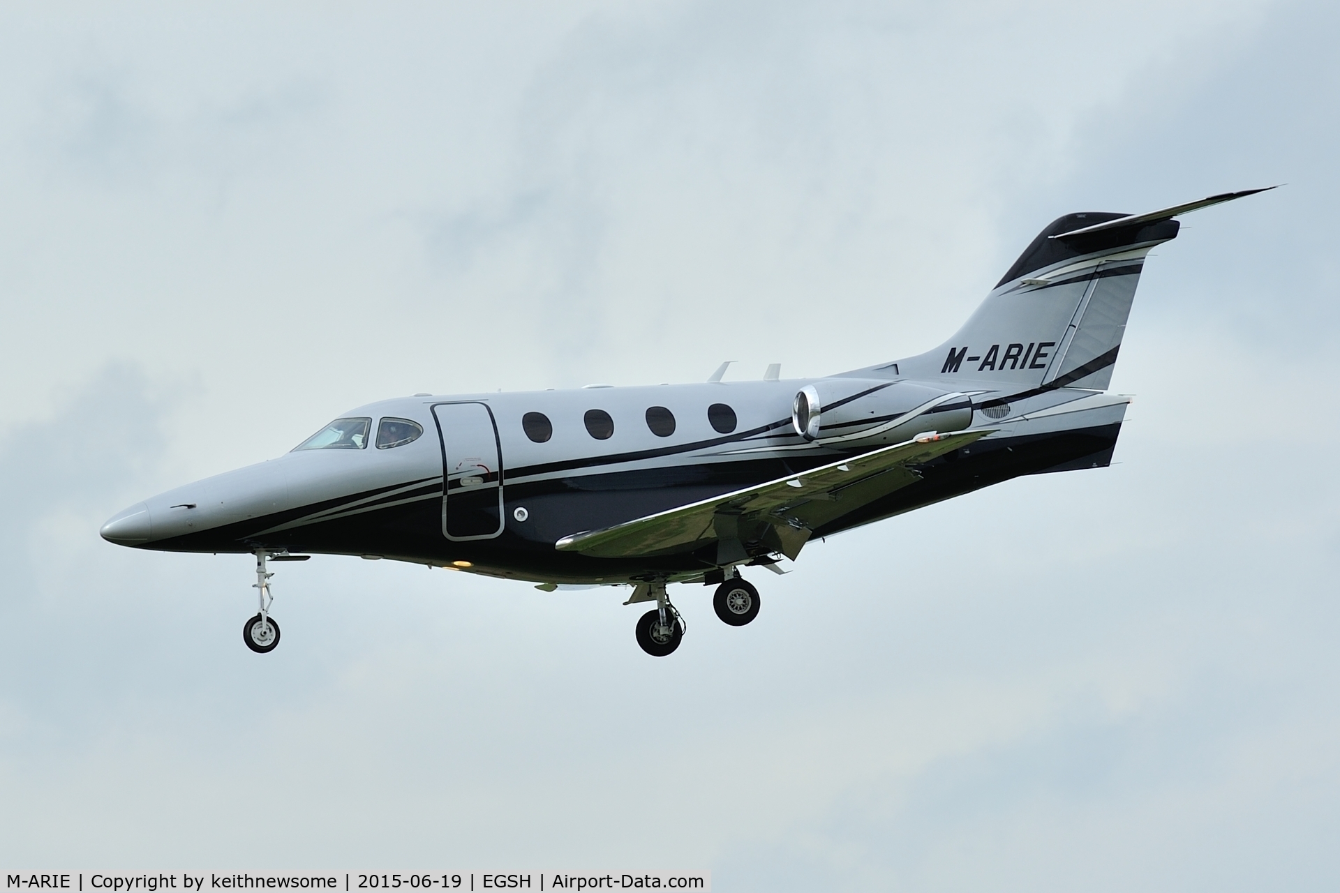 M-ARIE, 2007 Hawker Beechcraft 390 Premier 1A C/N RB-201, Third aircraft with this registration !
