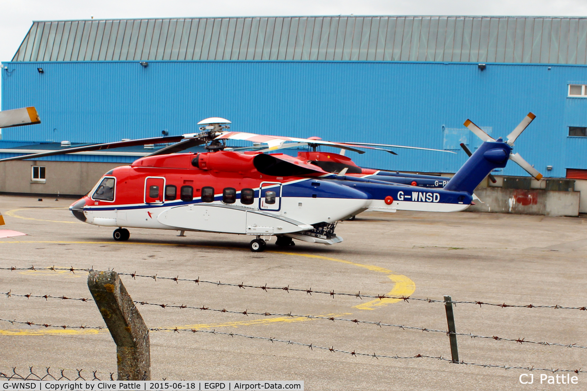 G-WNSD, 2014 Sikorsky S-92A C/N 920231, In action at Aberdeen Airport, Scotland EGPD