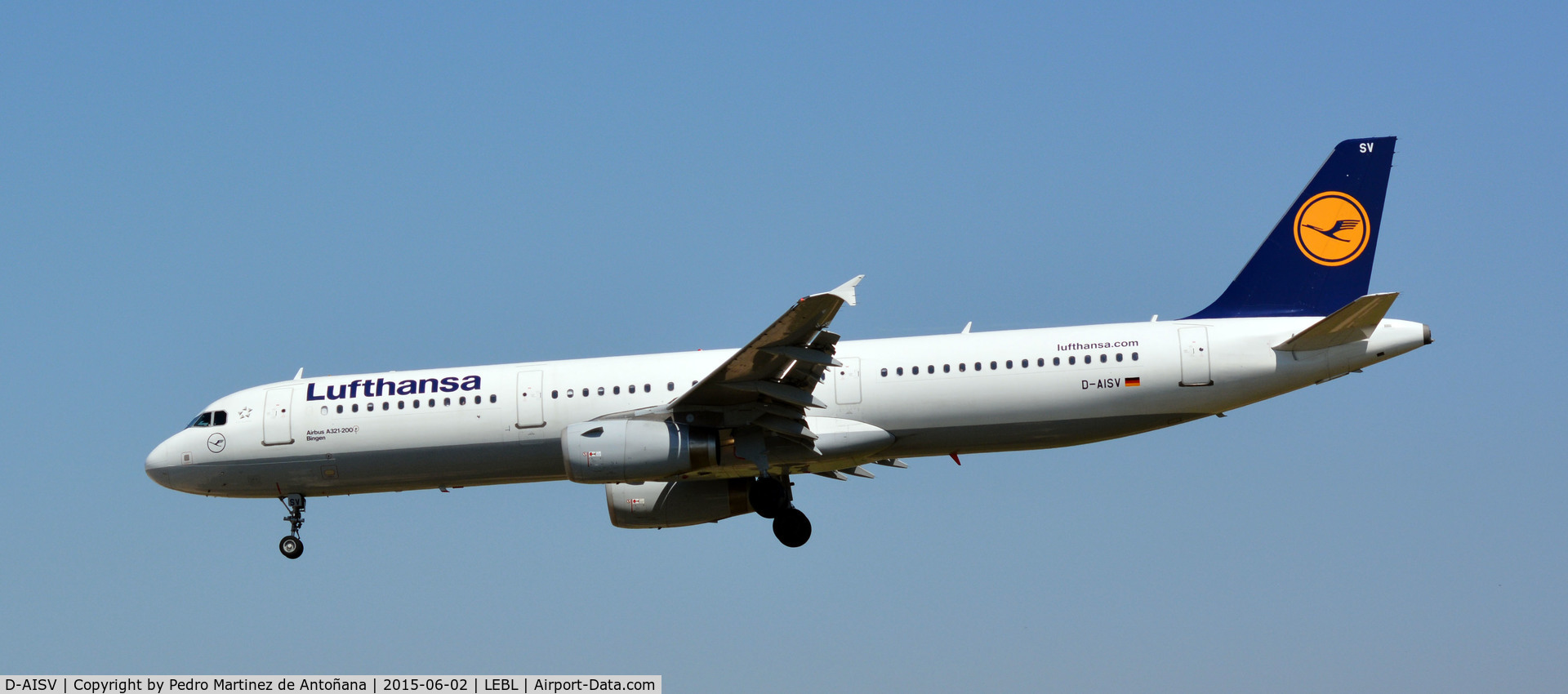 D-AISV, 2009 Airbus A321-231 C/N 4050, El Prat Barcelona - España