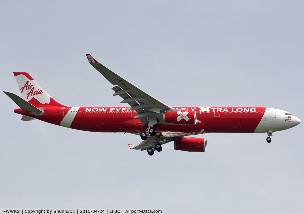 F-WWKS, 2015 Airbus A330-343 C/N 1612, C/n 1612 - To be 9M-XXZ