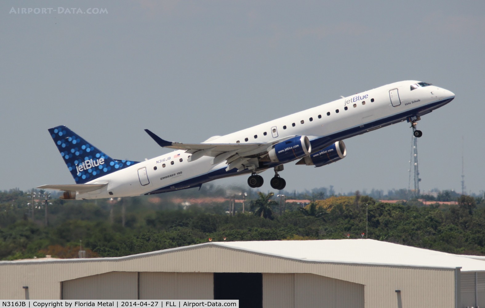 N316JB, Embraer ERJ-190-100 IGW 190AR C/N 19000292, Jet Blue