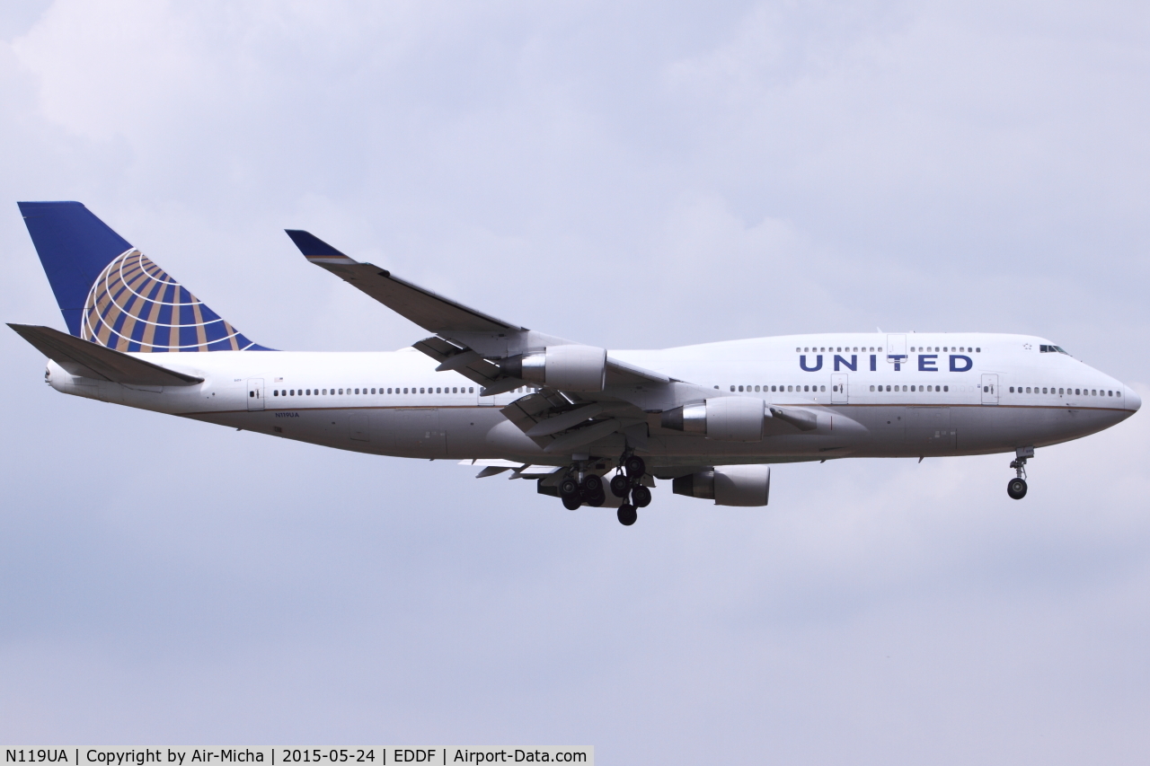 N119UA, 1999 Boeing 747-422 C/N 28812, United Airlines