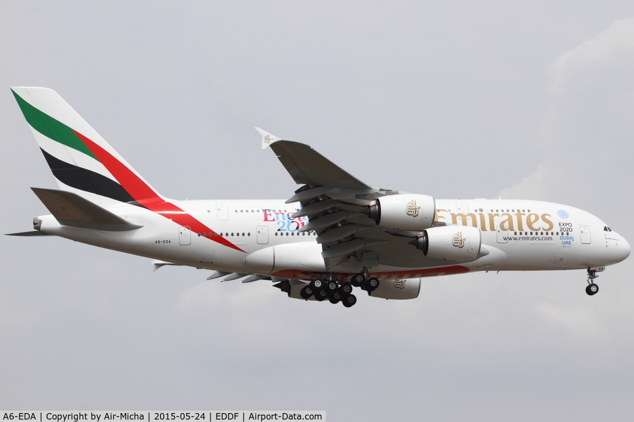 A6-EDA, 2007 Airbus A380-861 C/N 011, Emirates