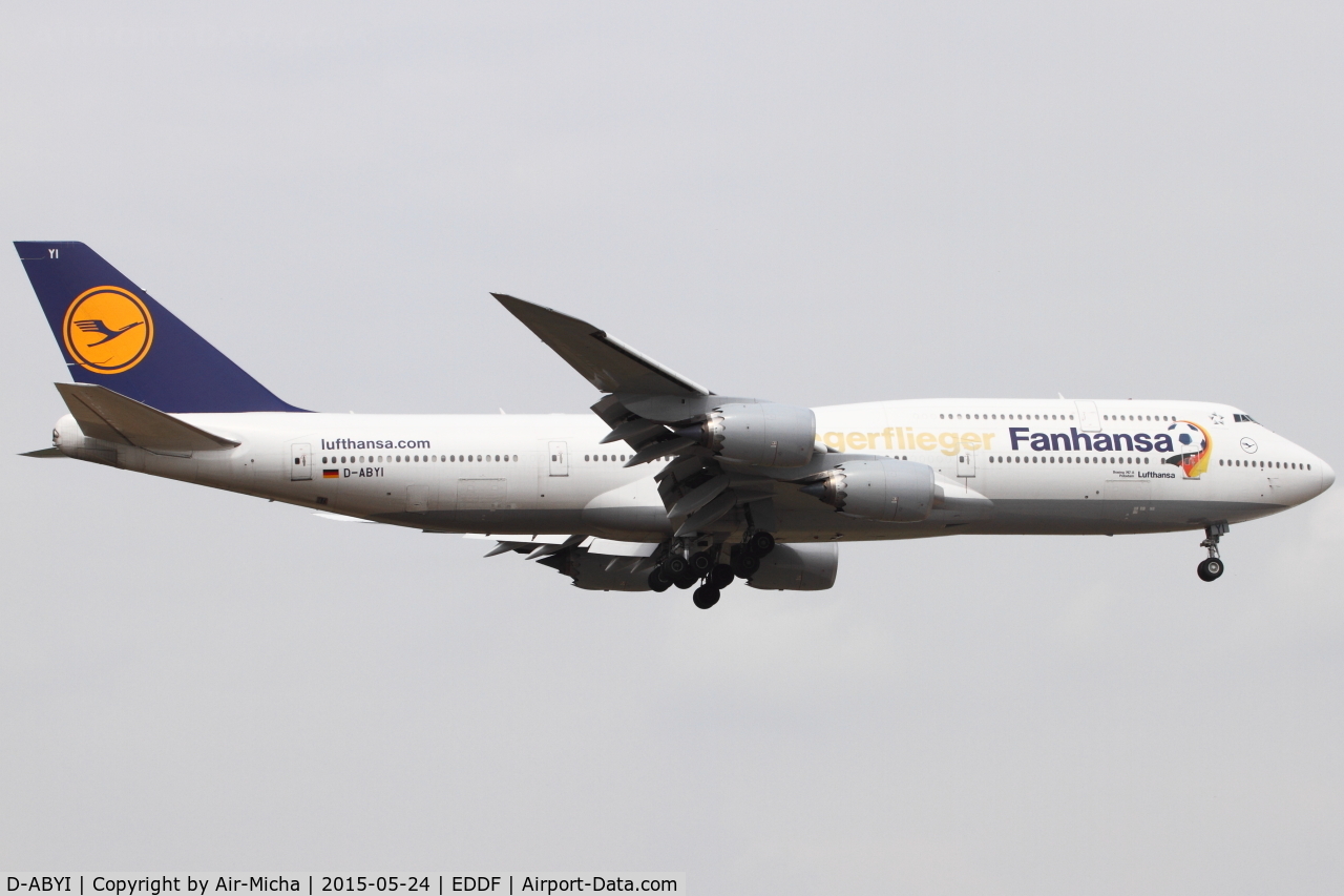 D-ABYI, 2013 Boeing 747-830 C/N 37833, Lufthansa