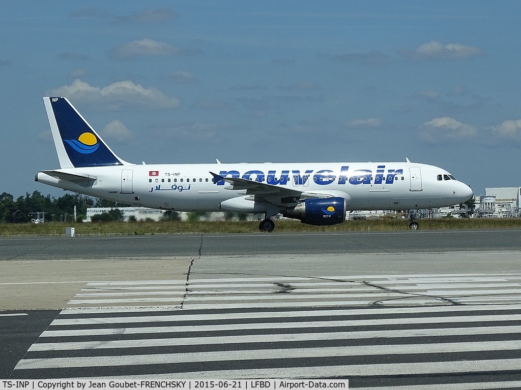 TS-INP, 2001 Airbus A320-214 C/N 1597, Nouvelair to Oran