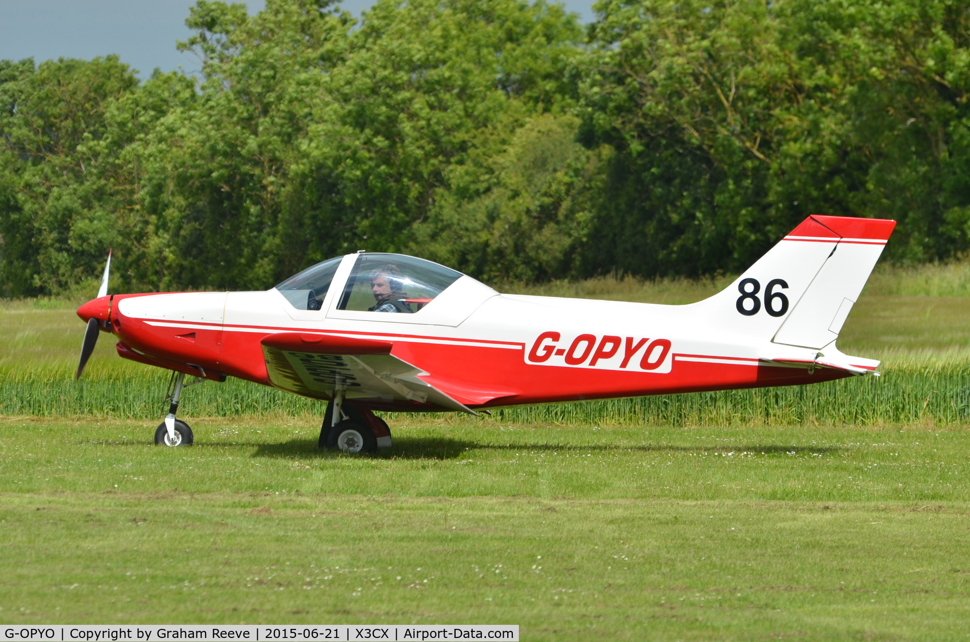 G-OPYO, 2009 Alpi Aviation Pioneer 300 Hawk C/N PFA 330A-14597, About to depart from Northrepps.