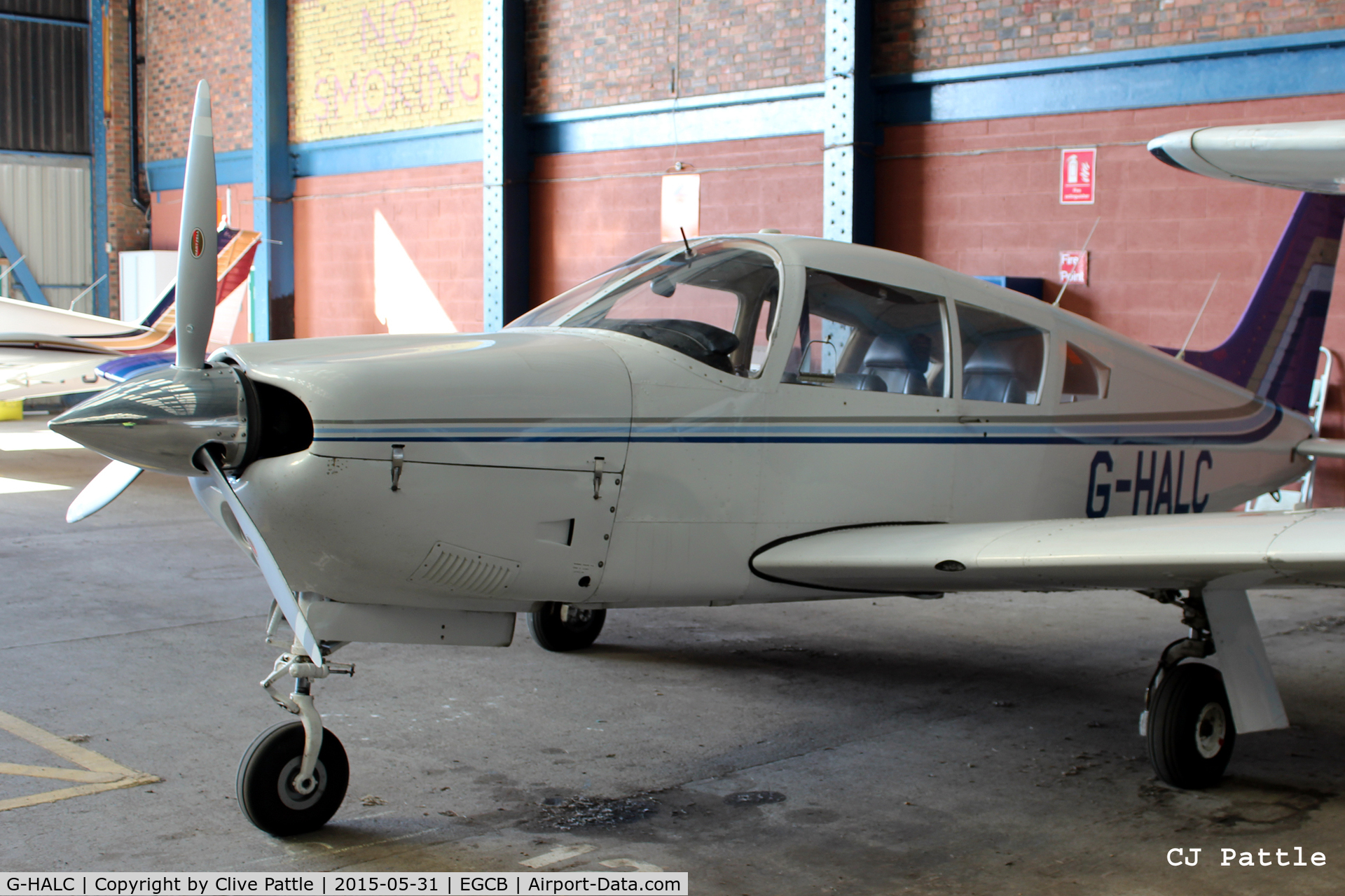 G-HALC, 1973 Piper PA-28R-200 Cherokee Arrow C/N 28R-7335042, Hangared at Barton Airfield, Manchester - EGCB