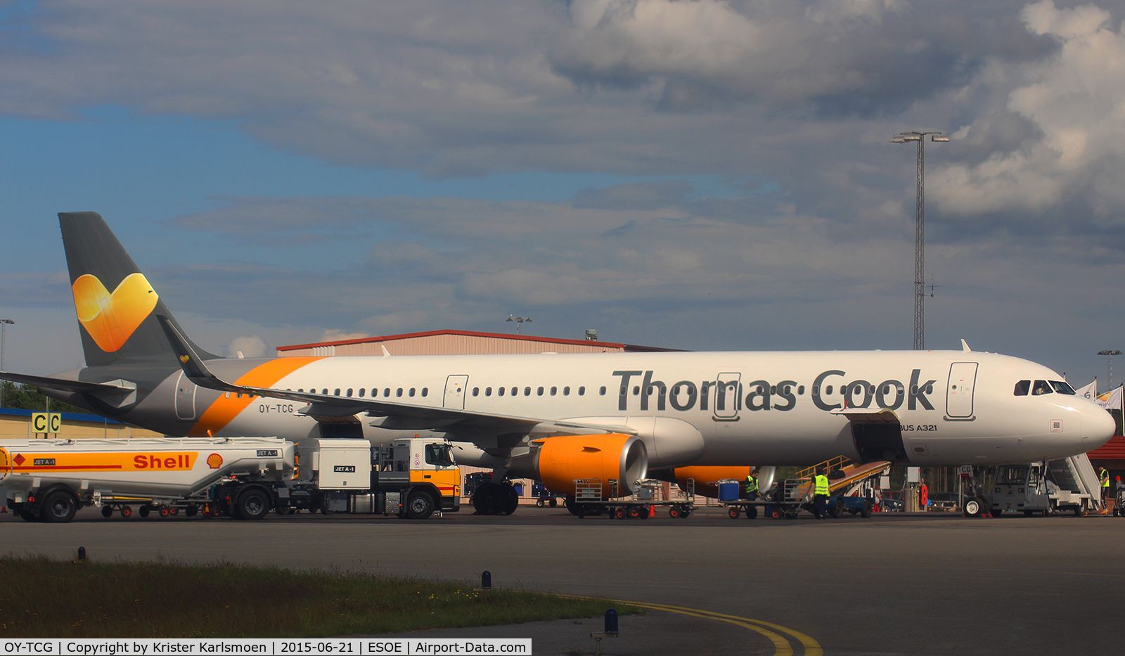 OY-TCG, 2014 Airbus A321-211 C/N 6389, Todays charter :-)