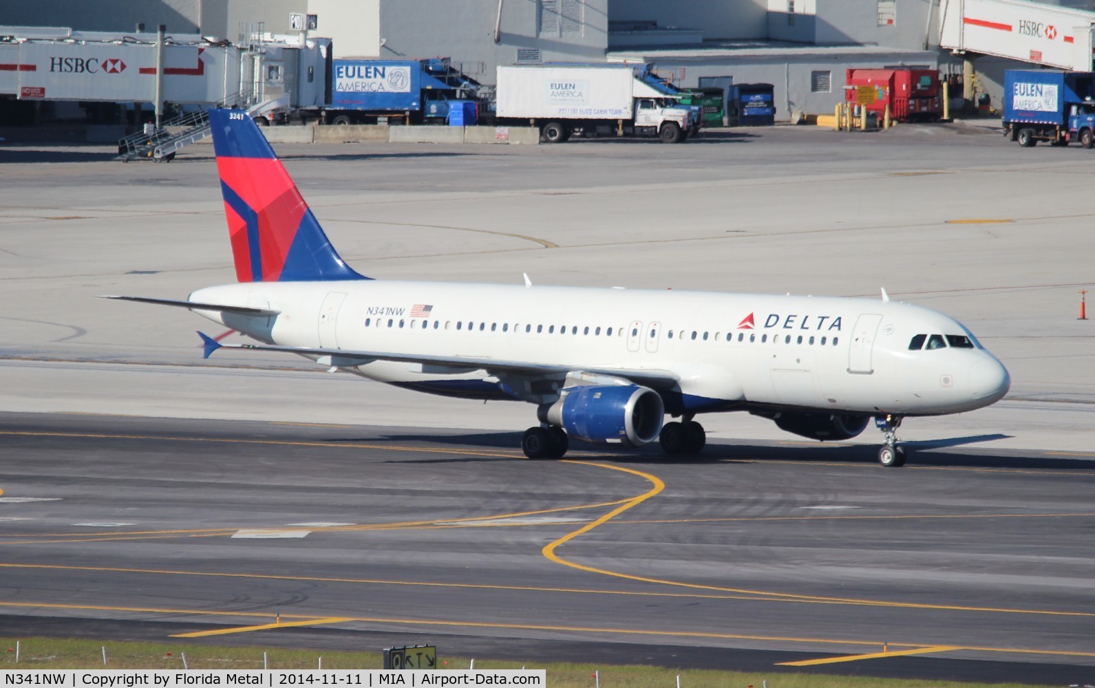 N341NW, 1992 Airbus A320-212 C/N 380, Delta