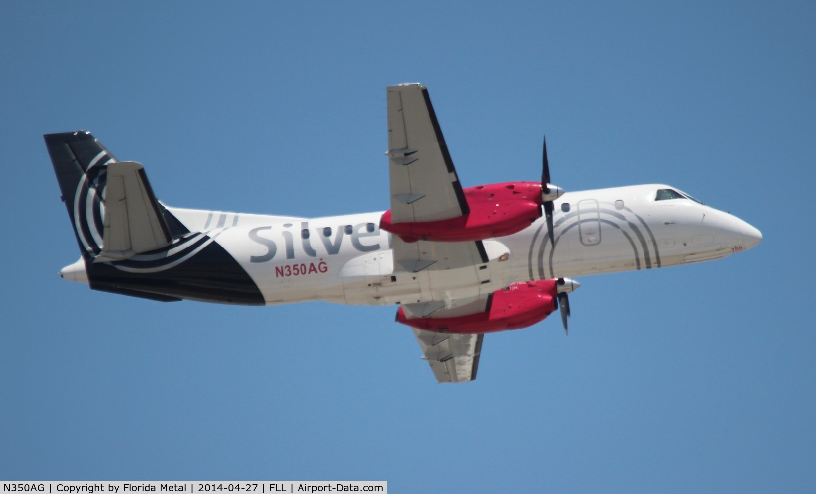 N350AG, 1998 Saab 340B+ C/N 340B-450, Silver Airways