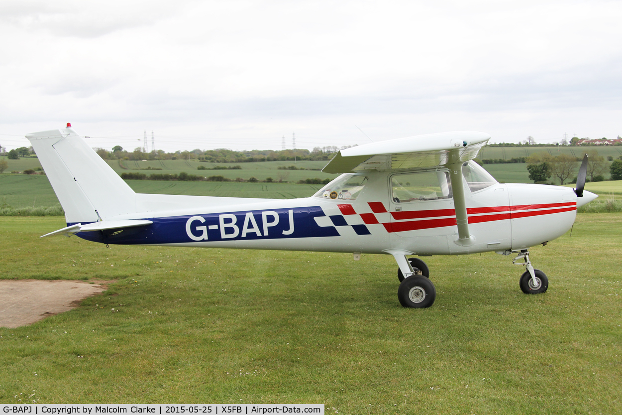 G-BAPJ, 1972 Reims FRA150L Aerobat C/N 0196, Reims FRA150L Aerobat at Fishburn Airfield UK, may 25th 2015.