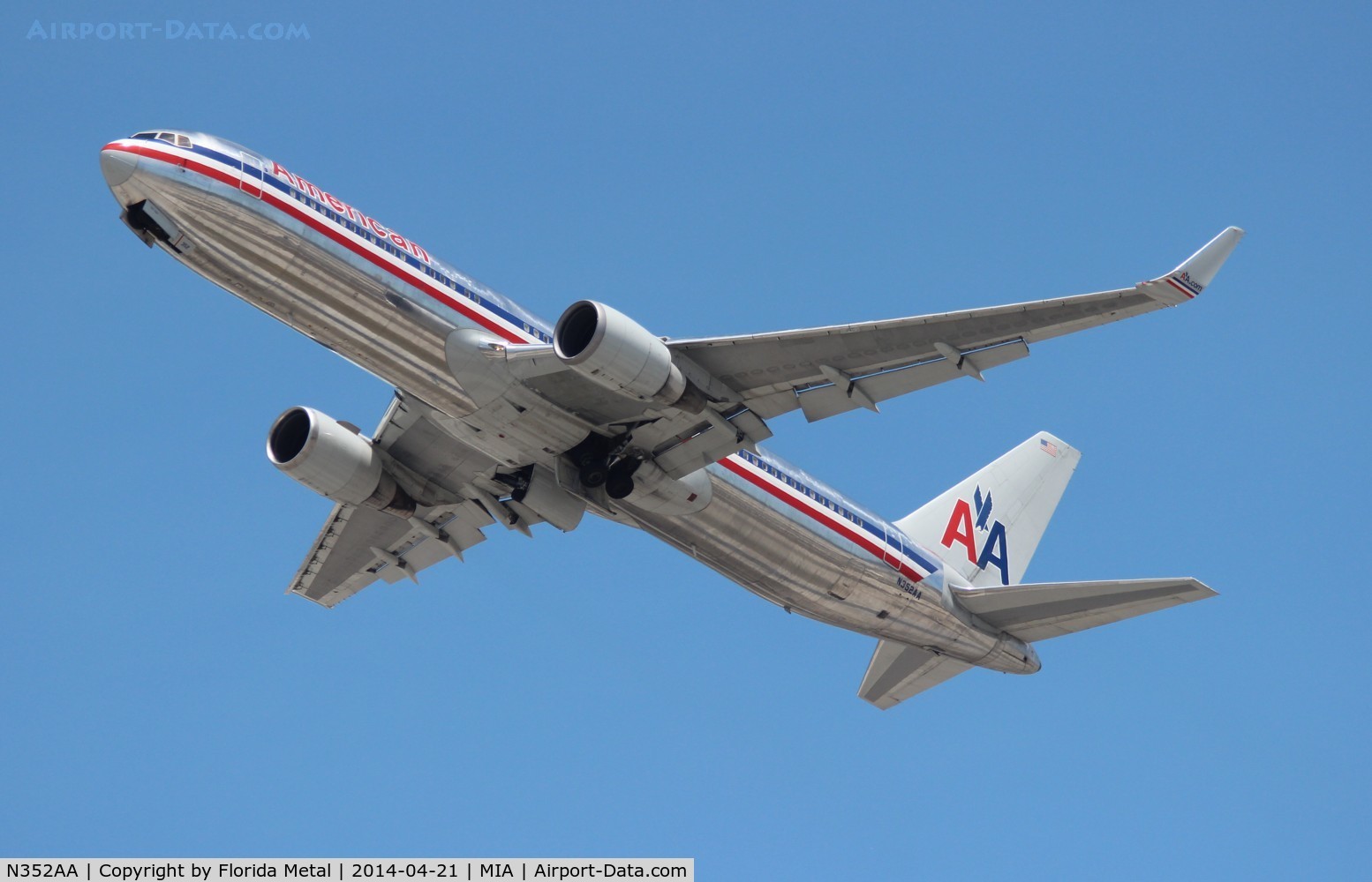 N352AA, 1988 Boeing 767-323ER C/N 24033, American