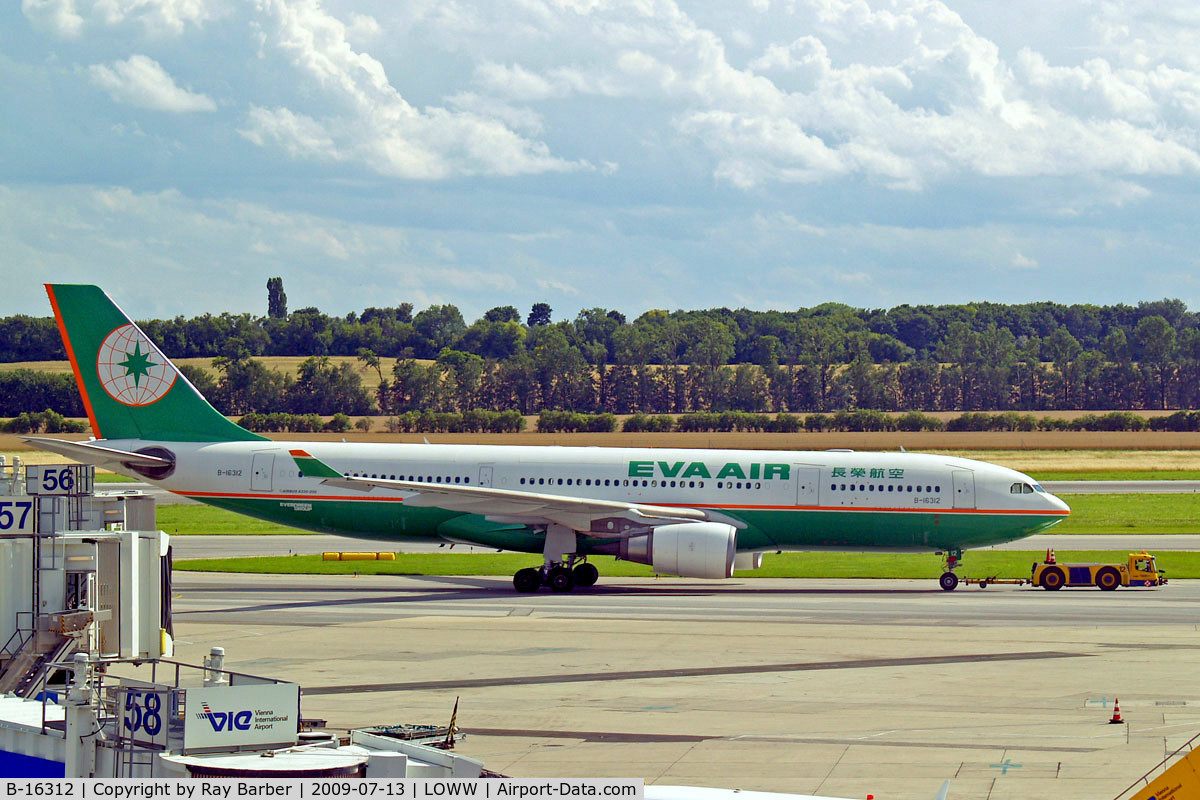 B-16312, 2006 Airbus A330-203 C/N 755, Airbus A330-203 [755] (EVA Airways) Vienna-Schwechat~OE 13/07/2009