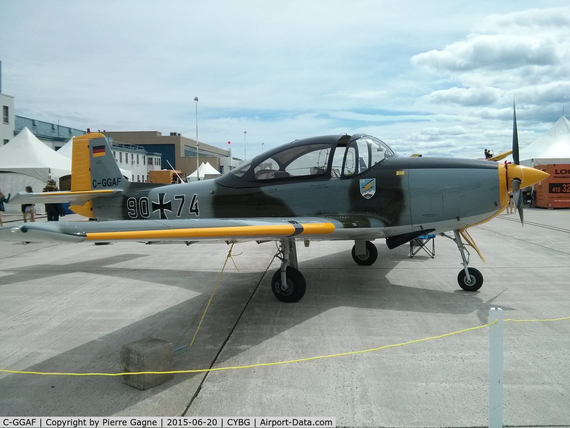 C-GGAF, 1959 Focke-Wulf FWP-149D C/N 092, C-GGAF at 2015 Bagotville International Airshow.