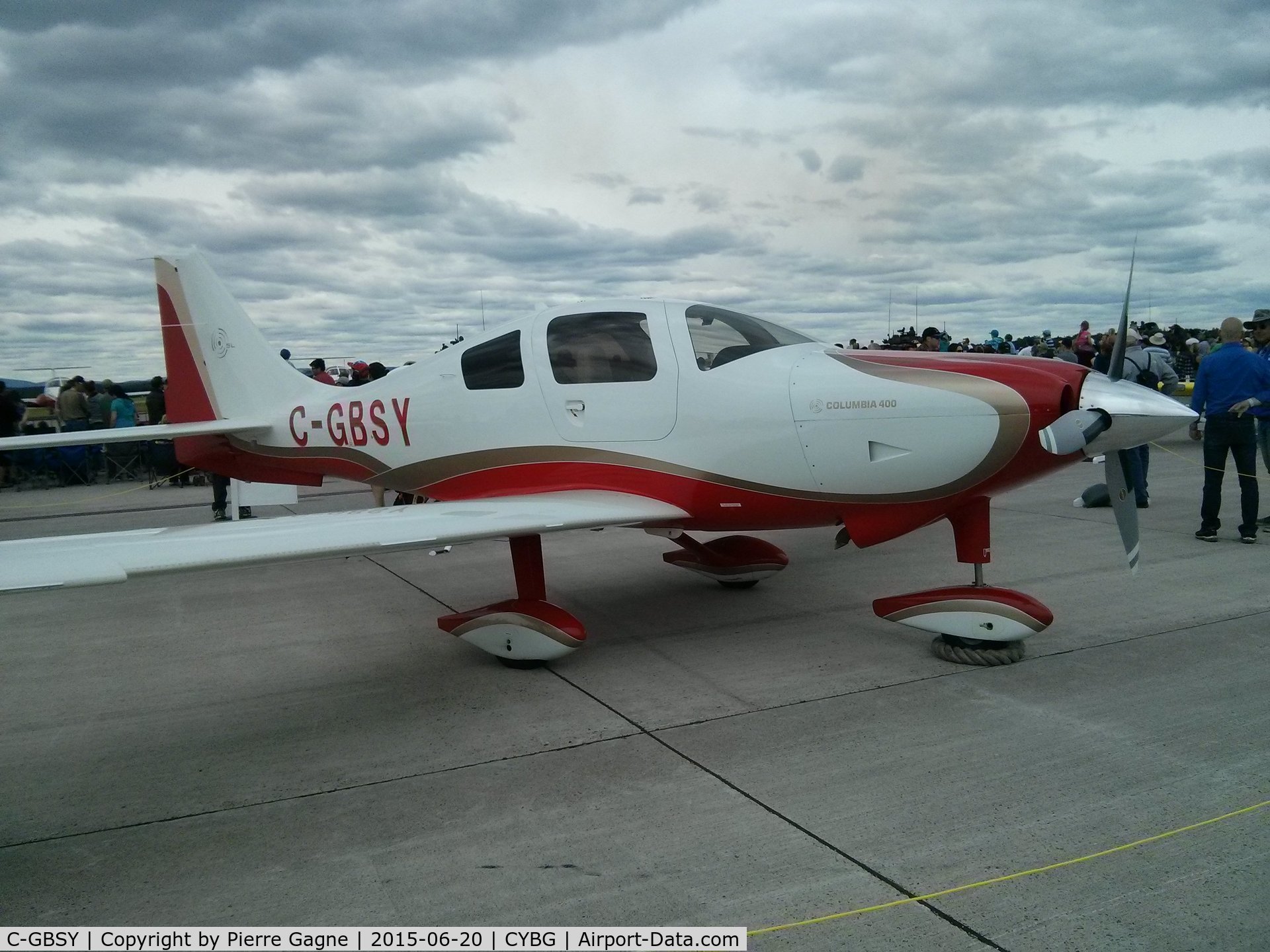 C-GBSY, 2007 Lancair LC41-550FG C/N 41757, C-GBSY at 2015 Bagotville International Air show
