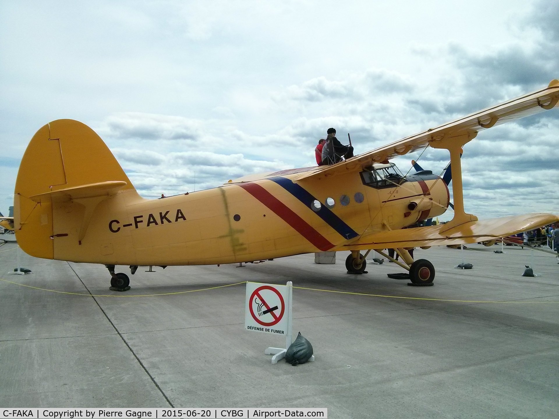 C-FAKA, 1982 Antonov An-2 C/N 1G19747, C-FAKA at 2015 Bagotville International Airshow