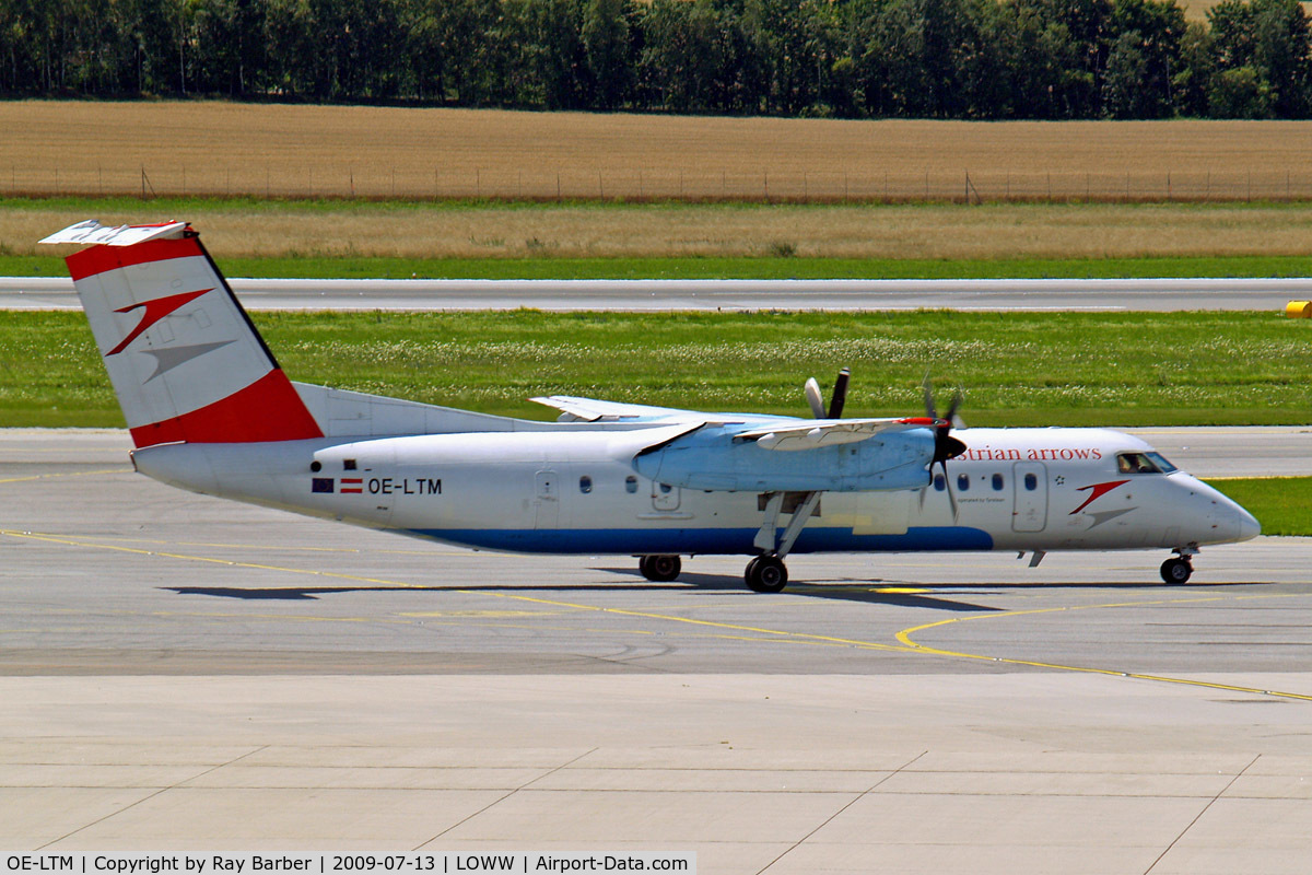 OE-LTM, 1998 De Havilland Canada DHC-8-311 Dash 8 Dash 8 C/N 527, De Havilland Canada DHC-8Q-314B Dash 8 [527] (Austrian Arrows) Vienna-Schwechat~OE 13/07/2009