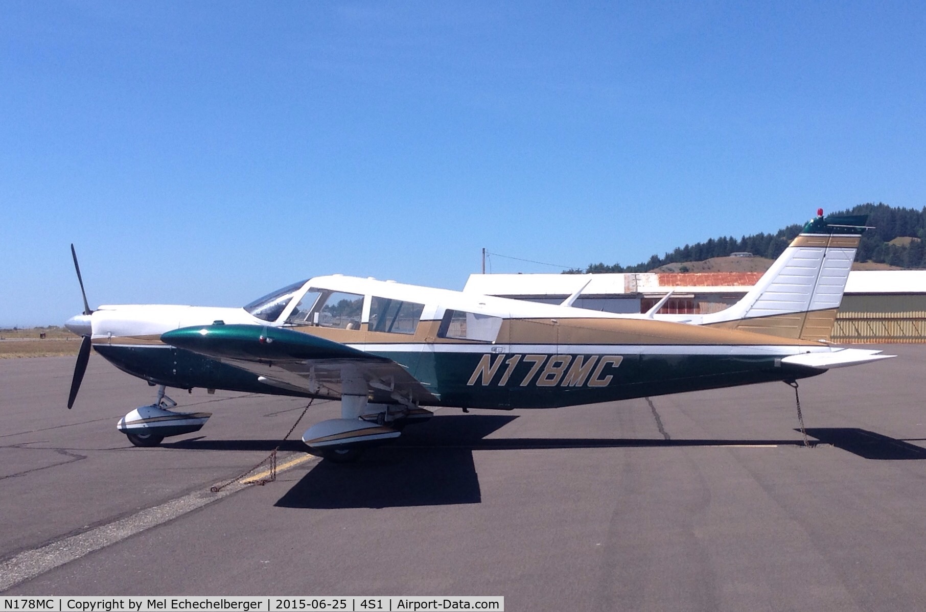 N178MC, 1973 Piper PA-32-300 Cherokee Six C/N 32-7340178, Sunny day on the South Coast of Oregon