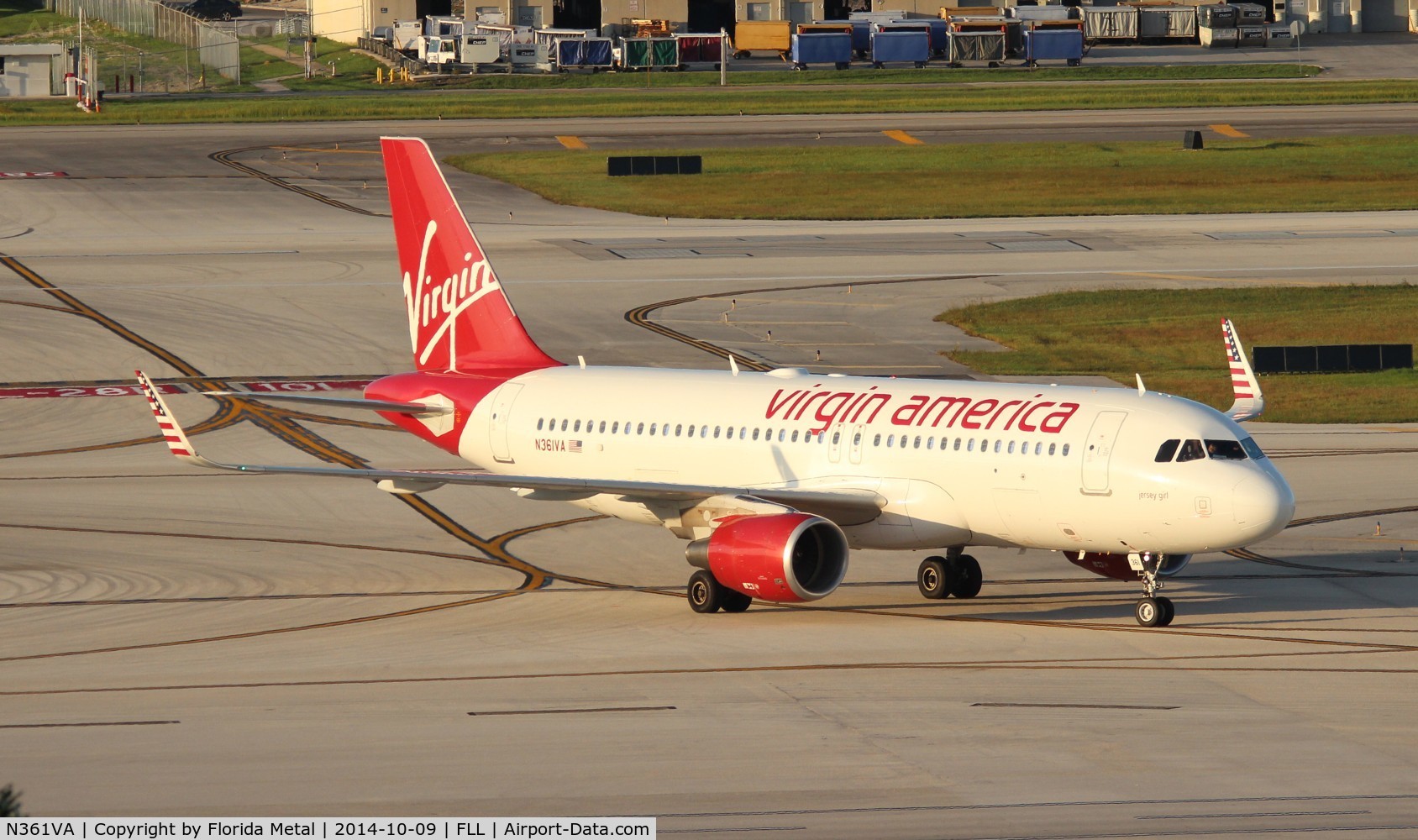 N361VA, 2013 Airbus A320-214 C/N 5515, Virgin America