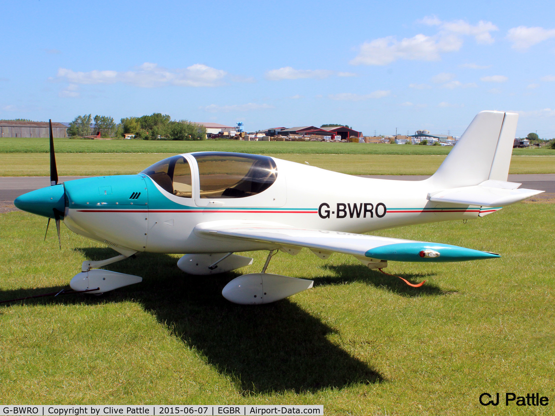 G-BWRO, 1997 Europa Tri-Gear C/N PFA 247-12849, In action at The Real Aeroplane Company Ltd Radial Fly-In, Breighton Airfield, Yorkshire, U.K.  - EGBR