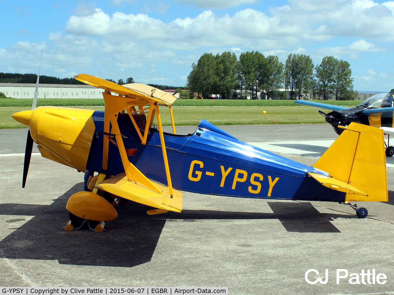 G-YPSY, 1988 Andreasson BA-4B C/N PFA 038-10352, At The Real Aeroplane Company Ltd Radial Fly-In, Breighton Airfield, Yorkshire, U.K.  - EGBR
