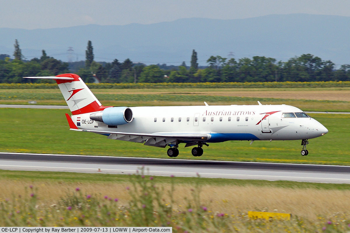 OE-LCP, 2001 Canadair CRJ-200LR (CL-600-2B19) C/N 7480, Canadair CRJ-200LR [7480] (Austrian Arrows) Vienna-Schwechat~OE 13/07/2009