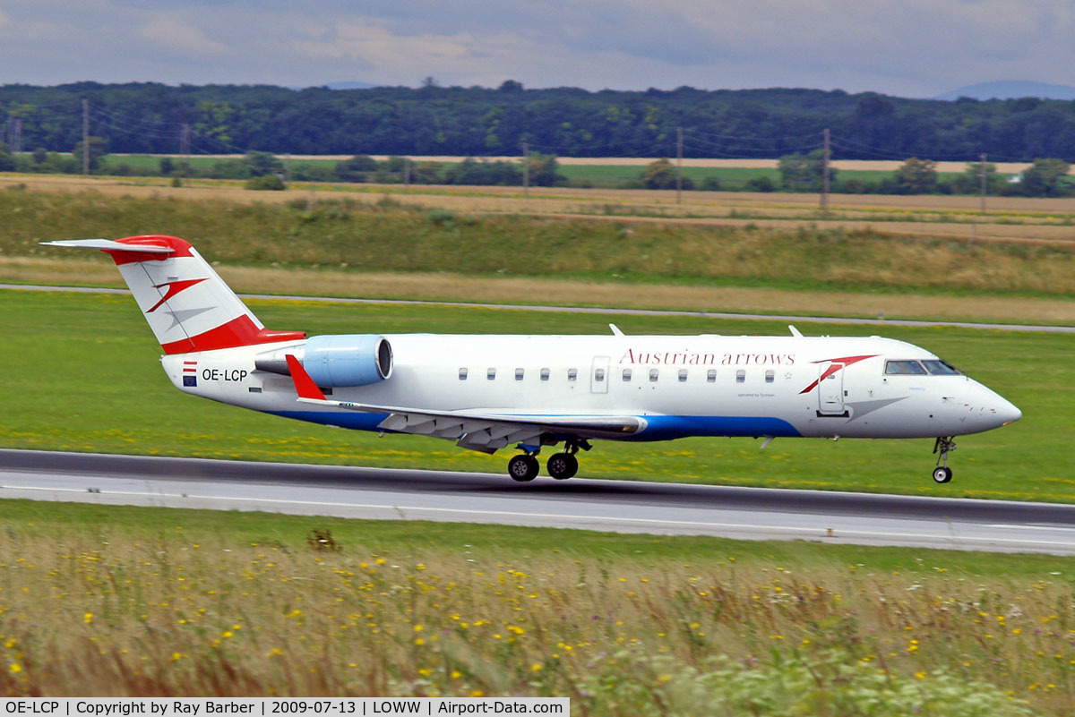OE-LCP, 2001 Canadair CRJ-200LR (CL-600-2B19) C/N 7480, Canadair CRJ-200LR [7480] (Austrian Arrows) Vienna-Schwechat~OE 13/07/2009