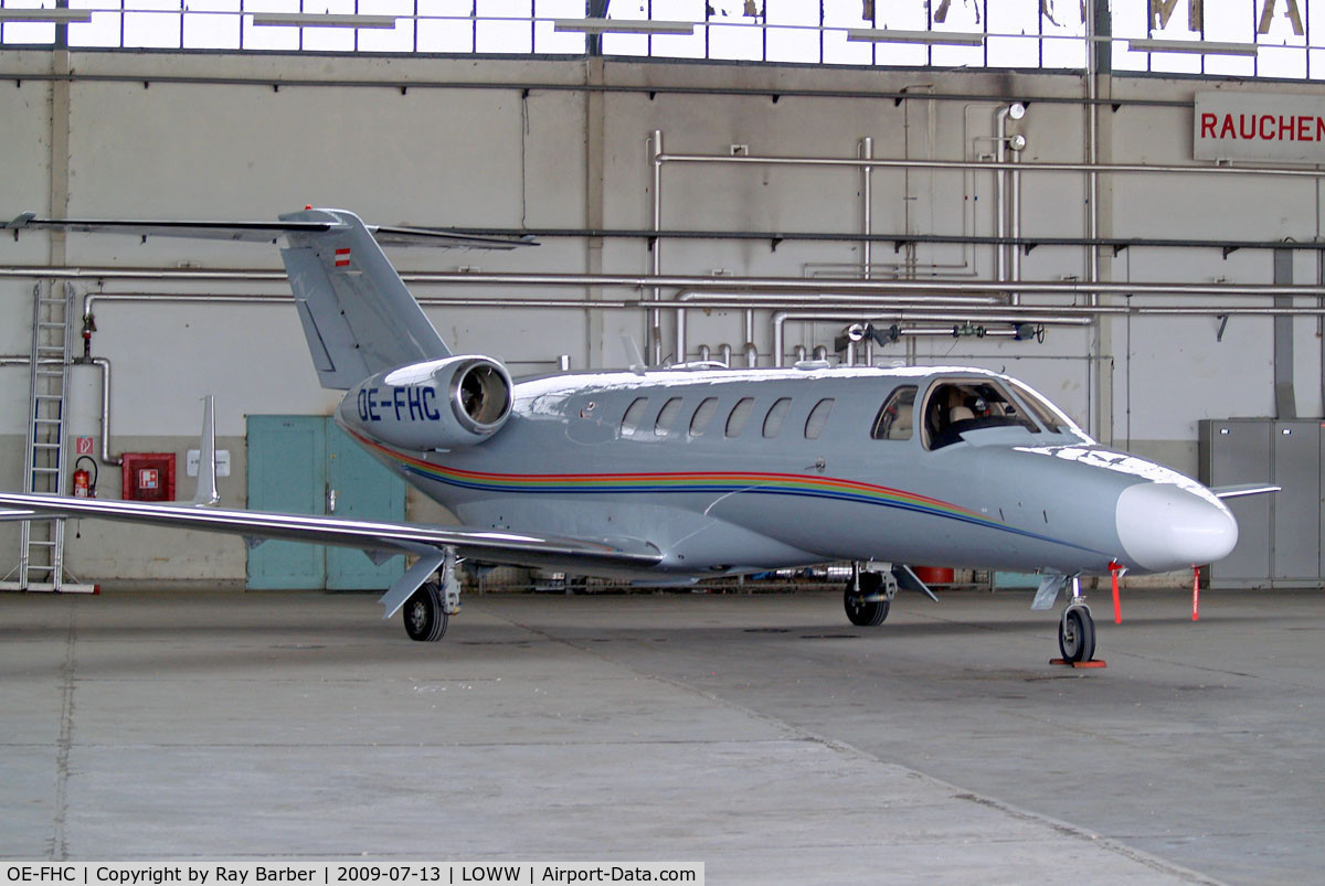 OE-FHC, 2008 Cessna 525A CitationJet CJ2+ C/N 525A-0415, Cessna CitationJet CJ2+ [525A-0415] (Avcon Jet) Vienna-Schwechat~OE 13/07/2009