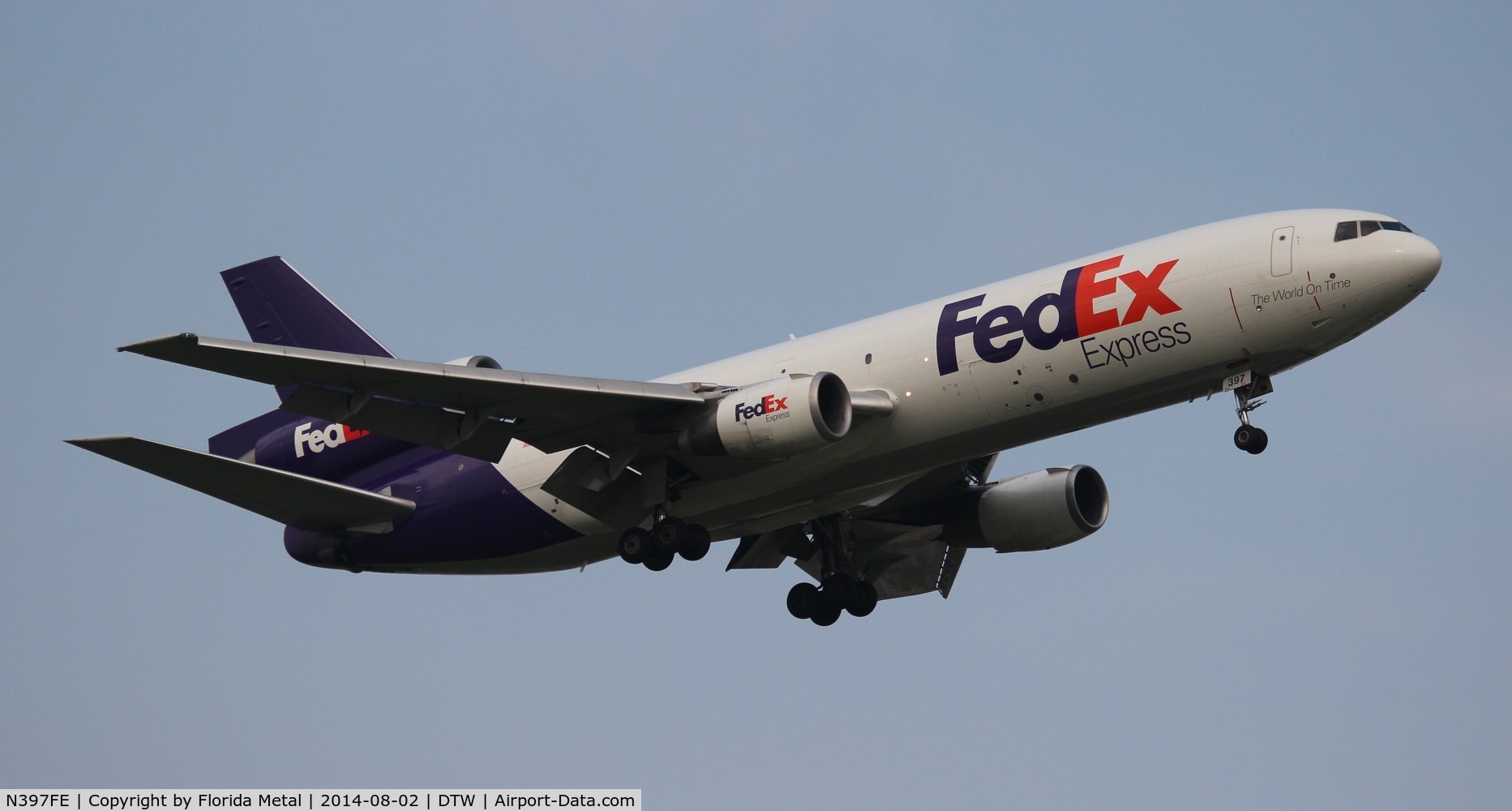 N397FE, 1975 McDonnell Douglas MD-10-10F C/N 46631, Fed Ex MD-10