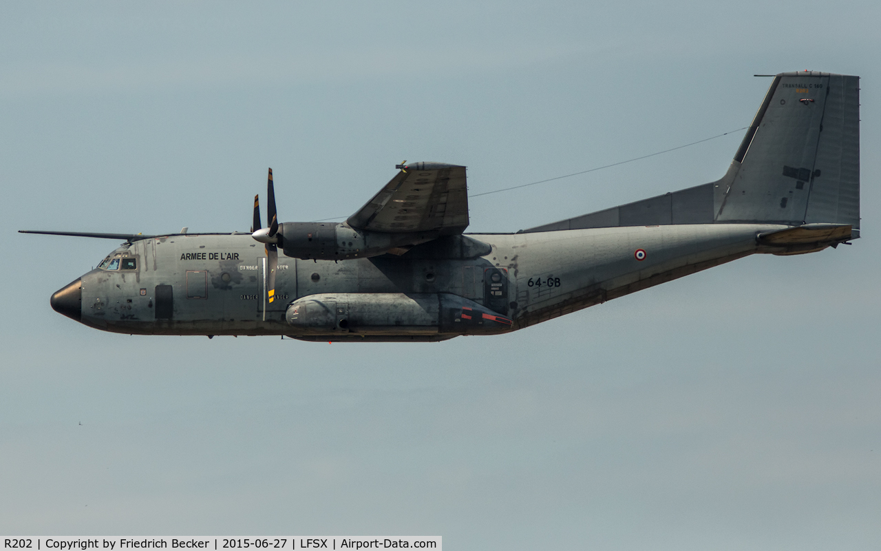 R202, Transall C-160R C/N 202, flying display Meeting Aerienne Luxeuil le Bains