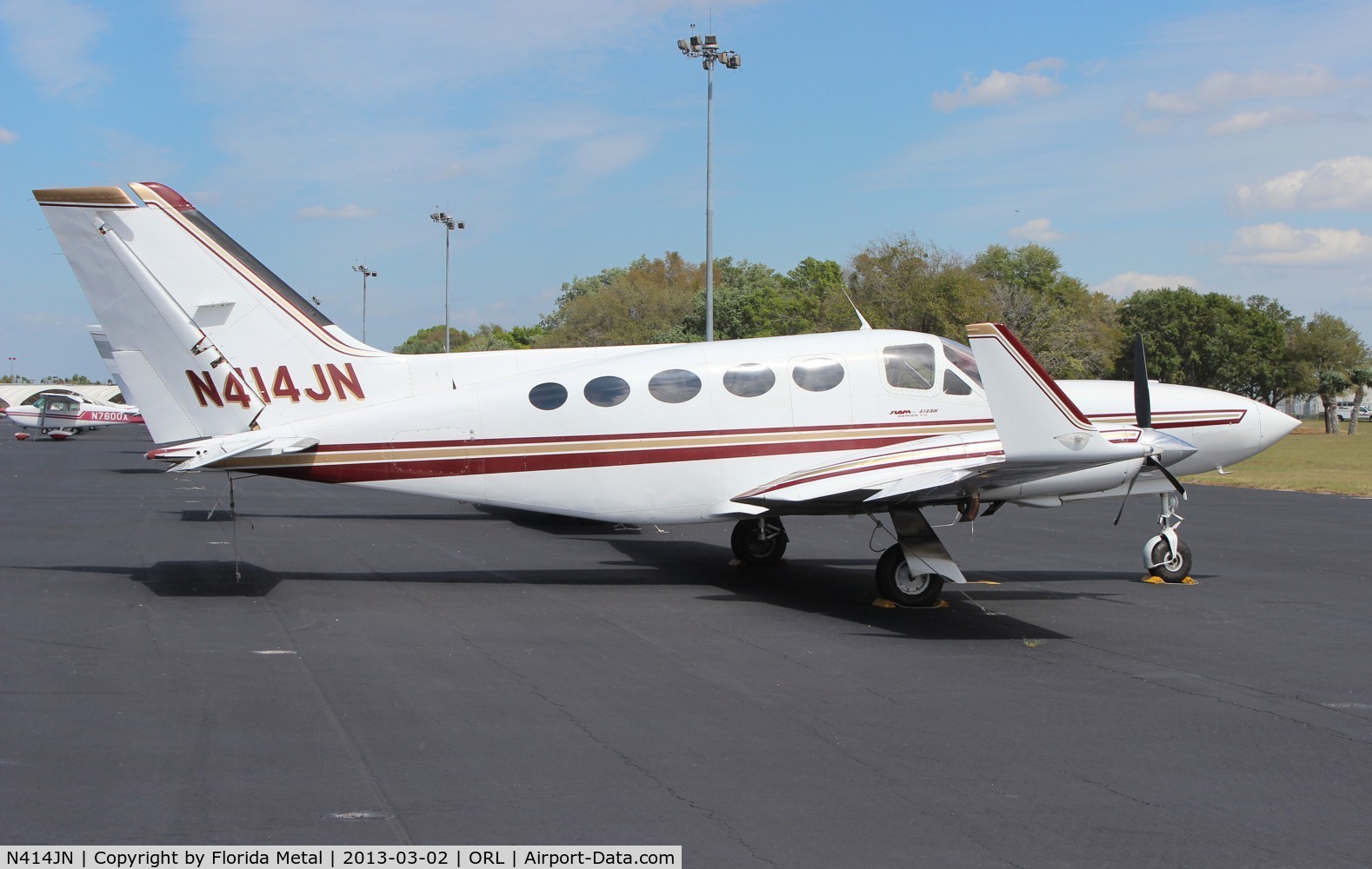 N414JN, 1980 Cessna 414A Chancellor C/N 414A0502, Cessna 414A