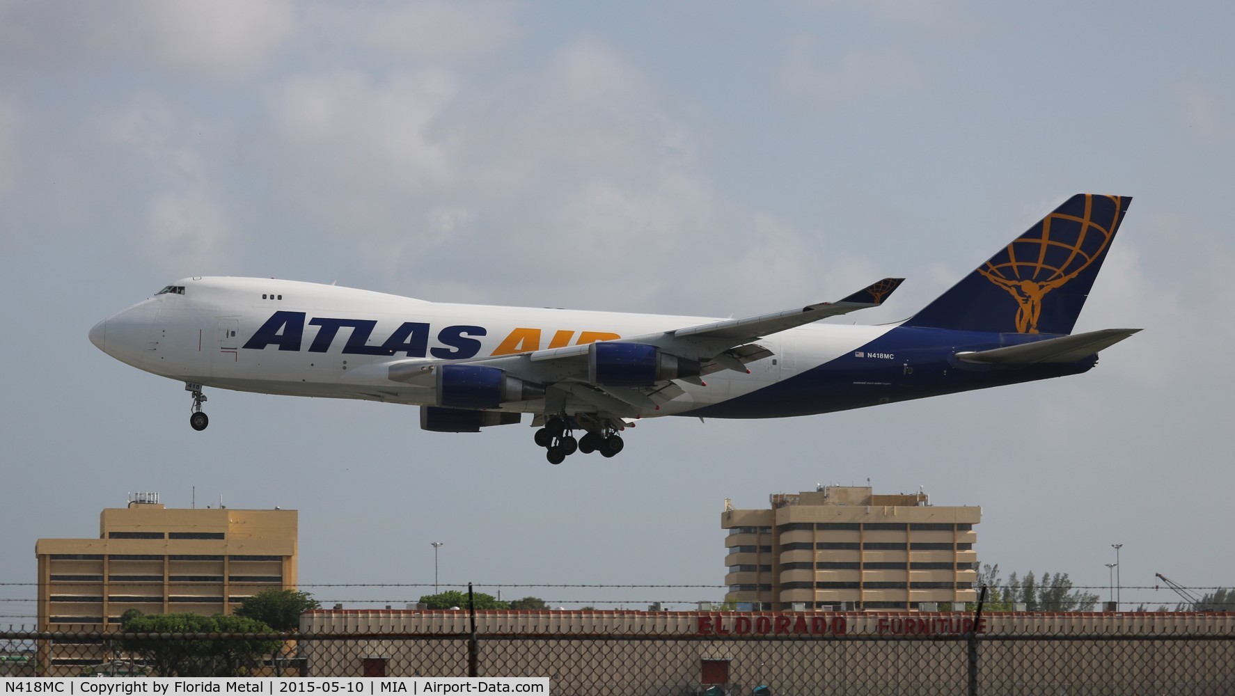 N418MC, 2002 Boeing 747-47UF C/N 32840, Atlas Cargo